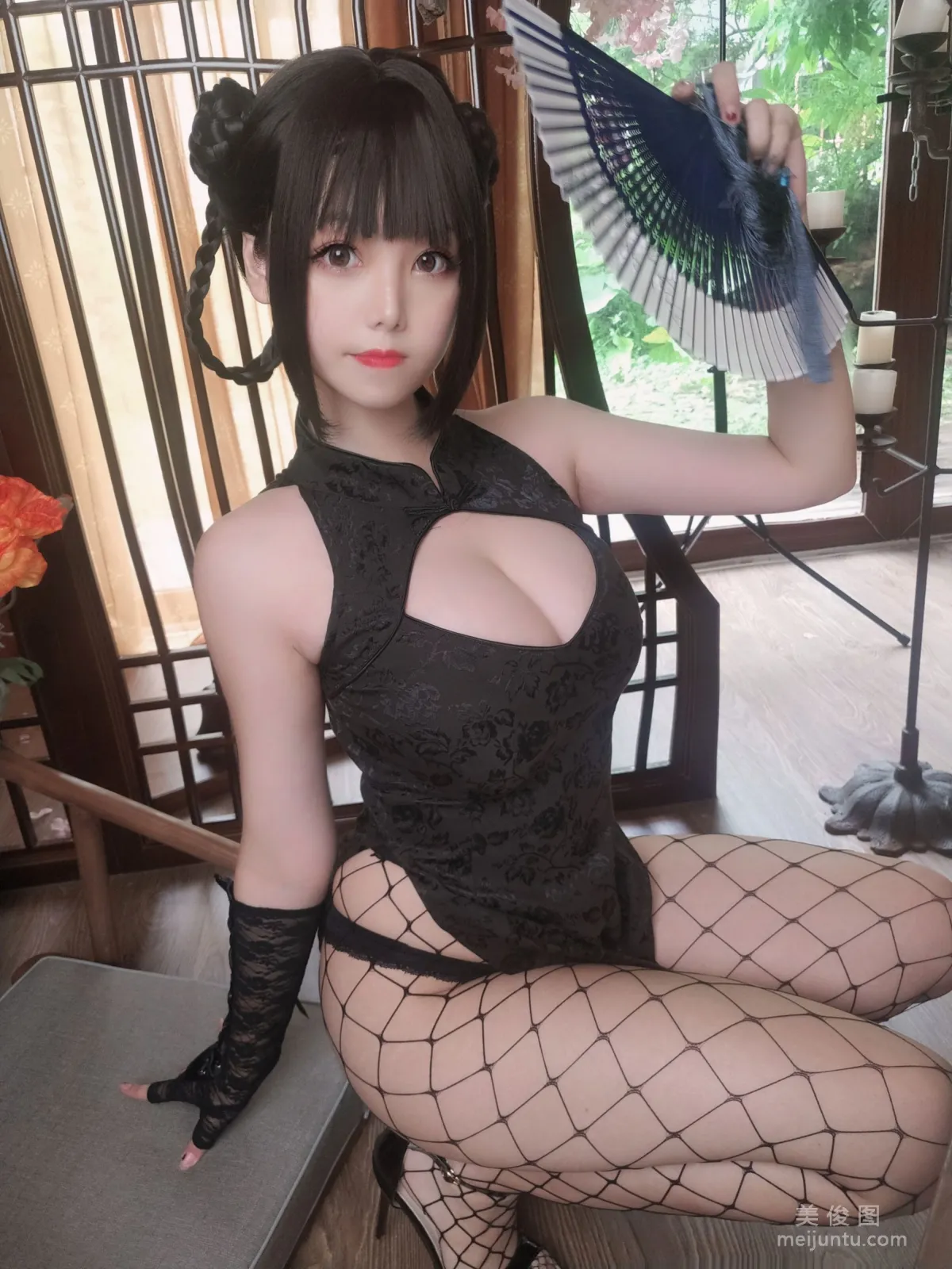 [網紅COSER] 萌系小姐姐蜜汁貓裘 - 皮衣舞娘 寫真集 5