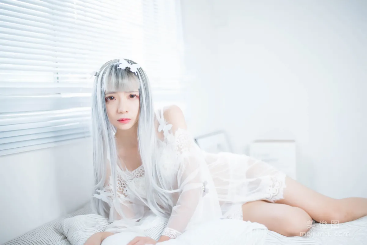 [网红COSER] 疯猫ss - 透明白纱 写真集31