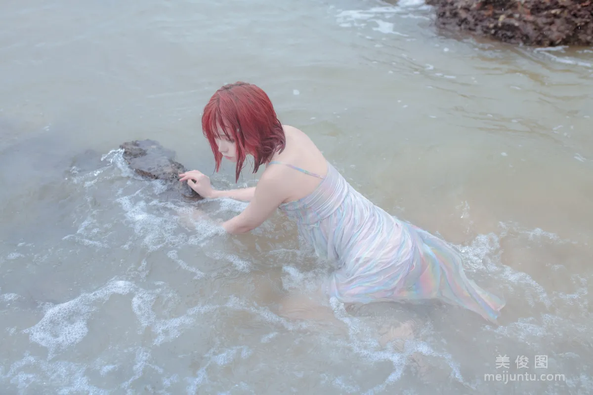 [網紅COSER] 瘋貓ss - 思緒之礁石人魚 寫真集 13