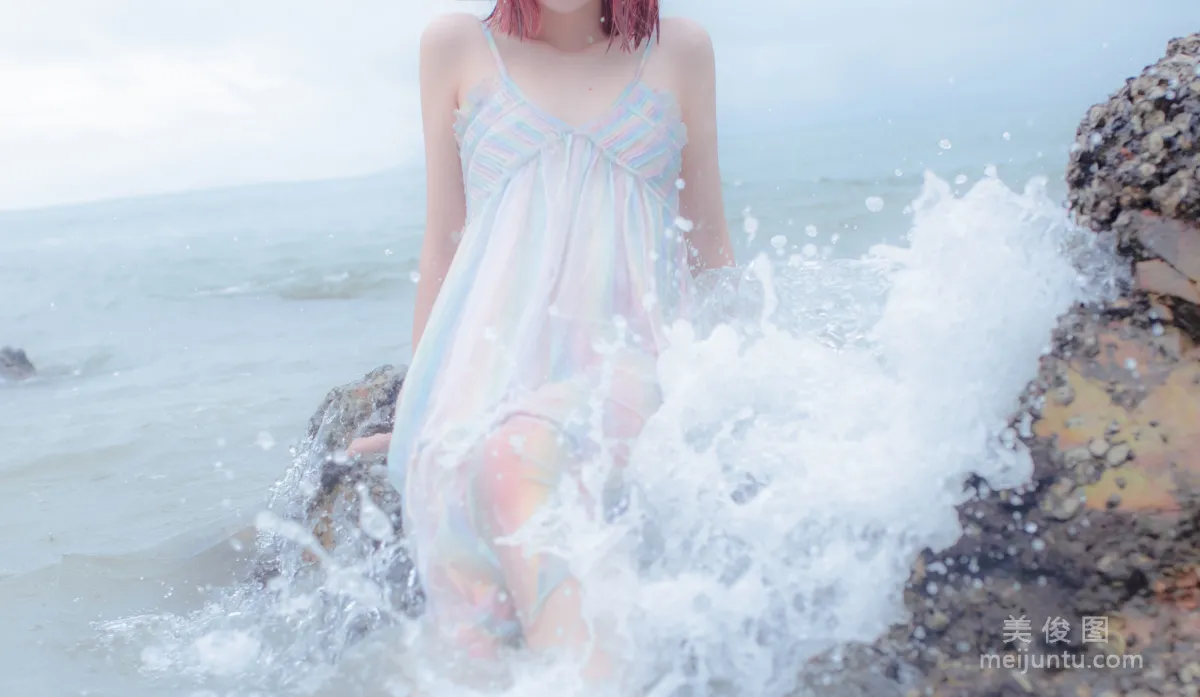 [網紅COSER] 瘋貓ss - 思緒之礁石人魚 寫真集 11