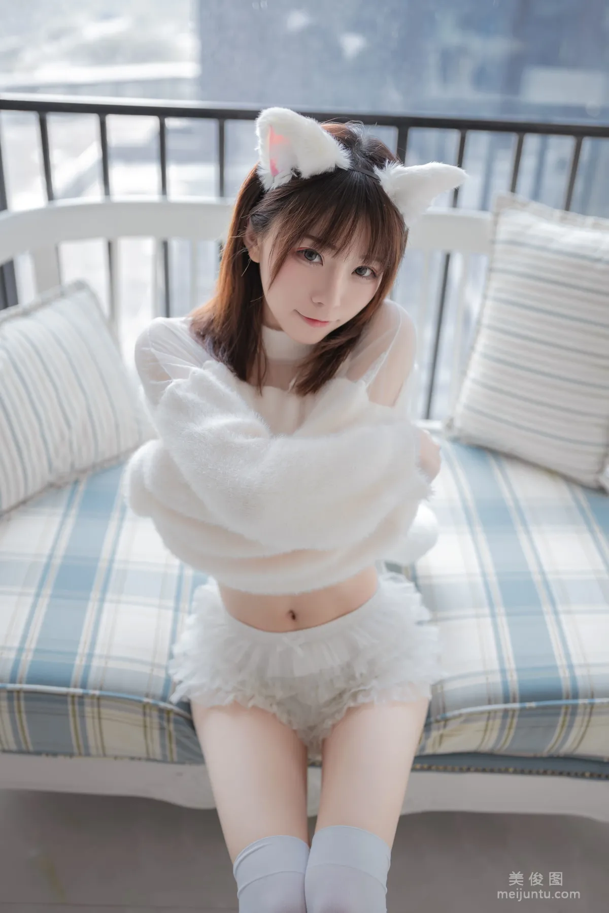 [网红COSER] 动漫博主Kitaro_绮太郎 - 白喵女友 写真集8