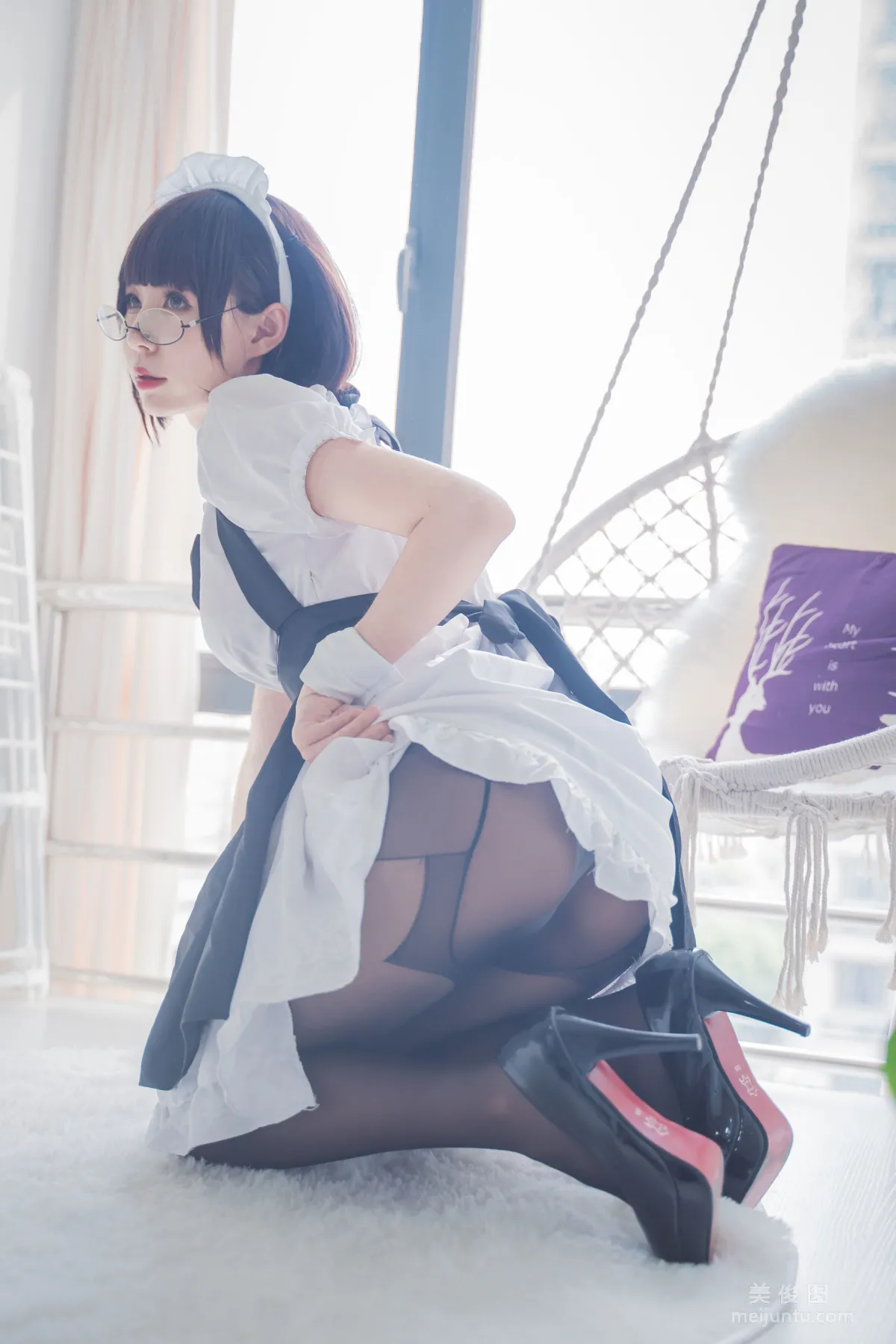 [網紅COSER] 西園寺南歌 - 黑襪 寫真集 18