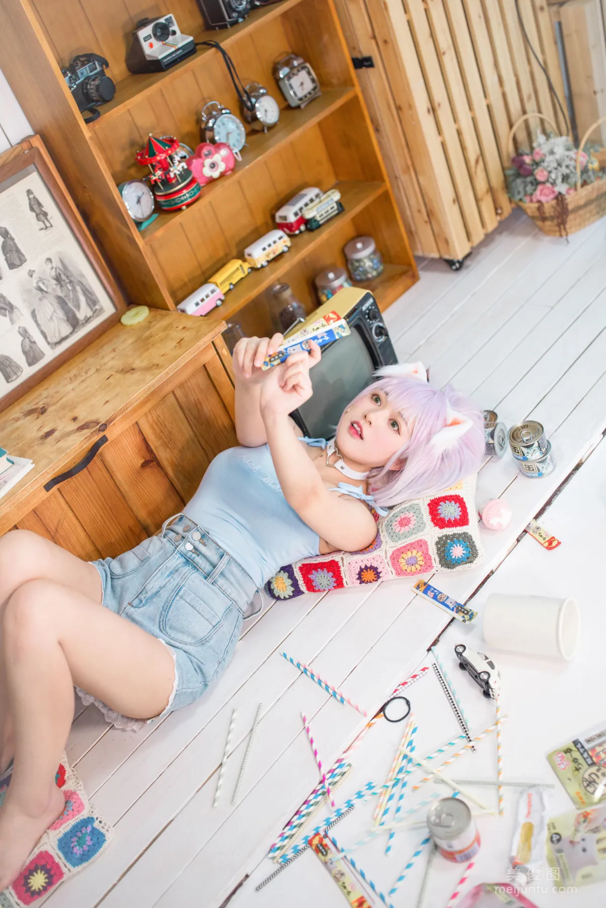 [網紅COSER] 黑貓貓OvO - 養貓小課堂 寫真集 27