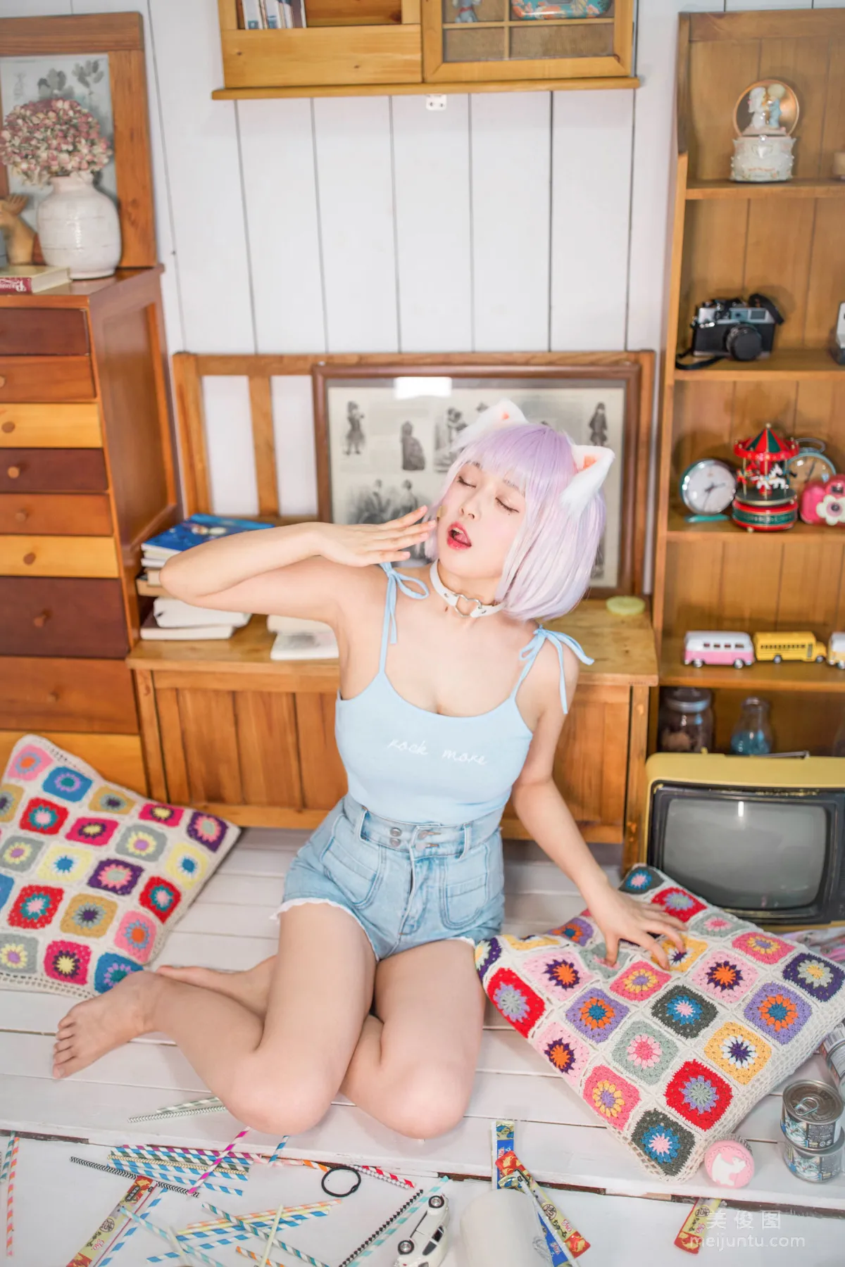 [網紅COSER] 黑貓貓OvO - 養貓小課堂 寫真集 5