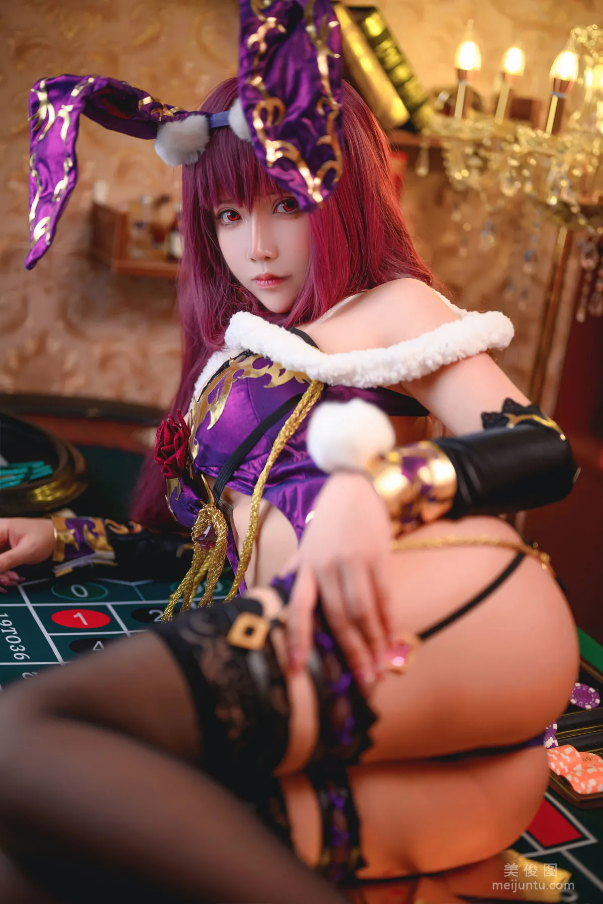 [網紅COSER] 二次元妹子抱走莫子aa - 兔女郎 寫真集 6