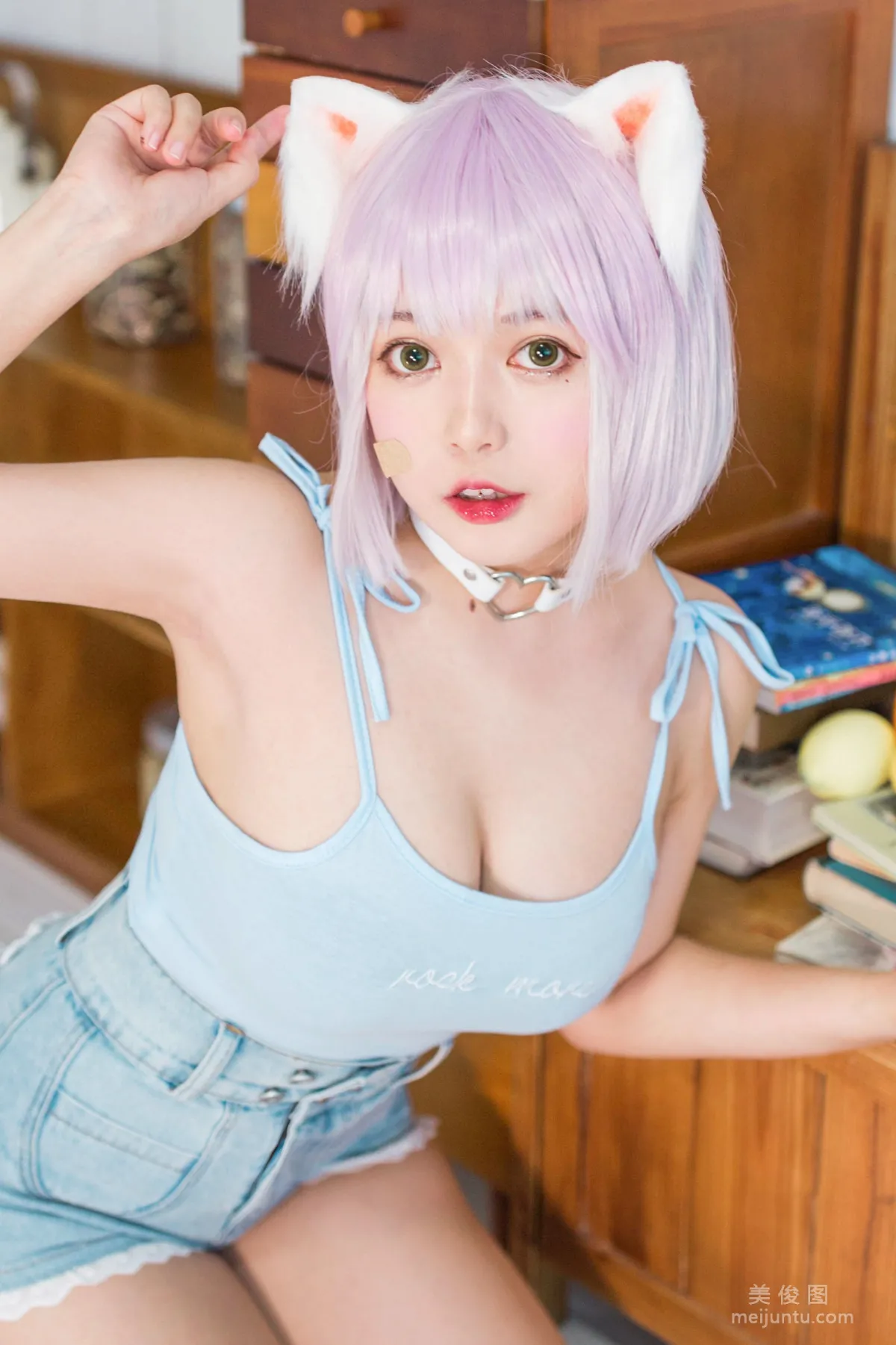 [網紅COSER] 黑貓貓OvO - 養貓小課堂 寫真集 34