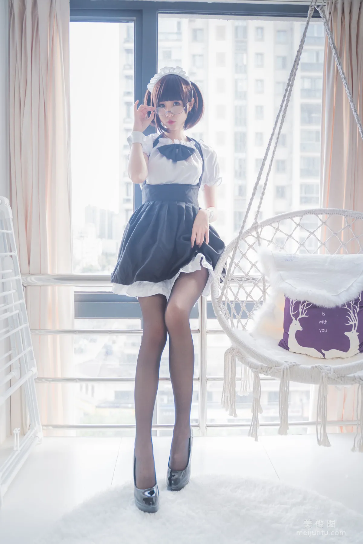 [網紅COSER] 西園寺南歌 - 黑襪 寫真集 9