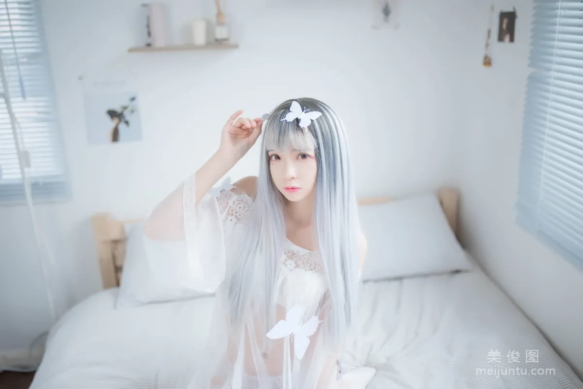 [网红COSER] 疯猫ss - 透明白纱 写真集3