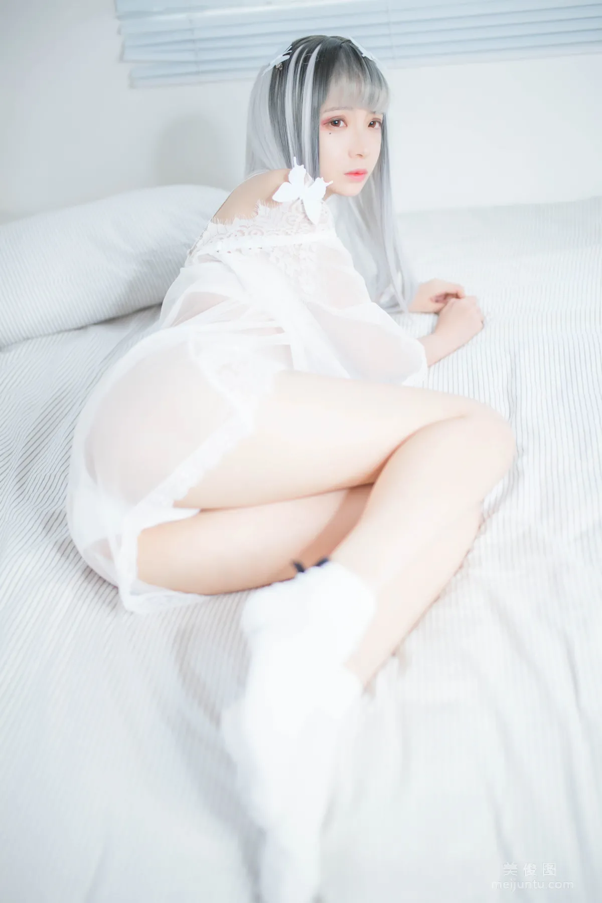 [网红COSER] 疯猫ss - 透明白纱 写真集27