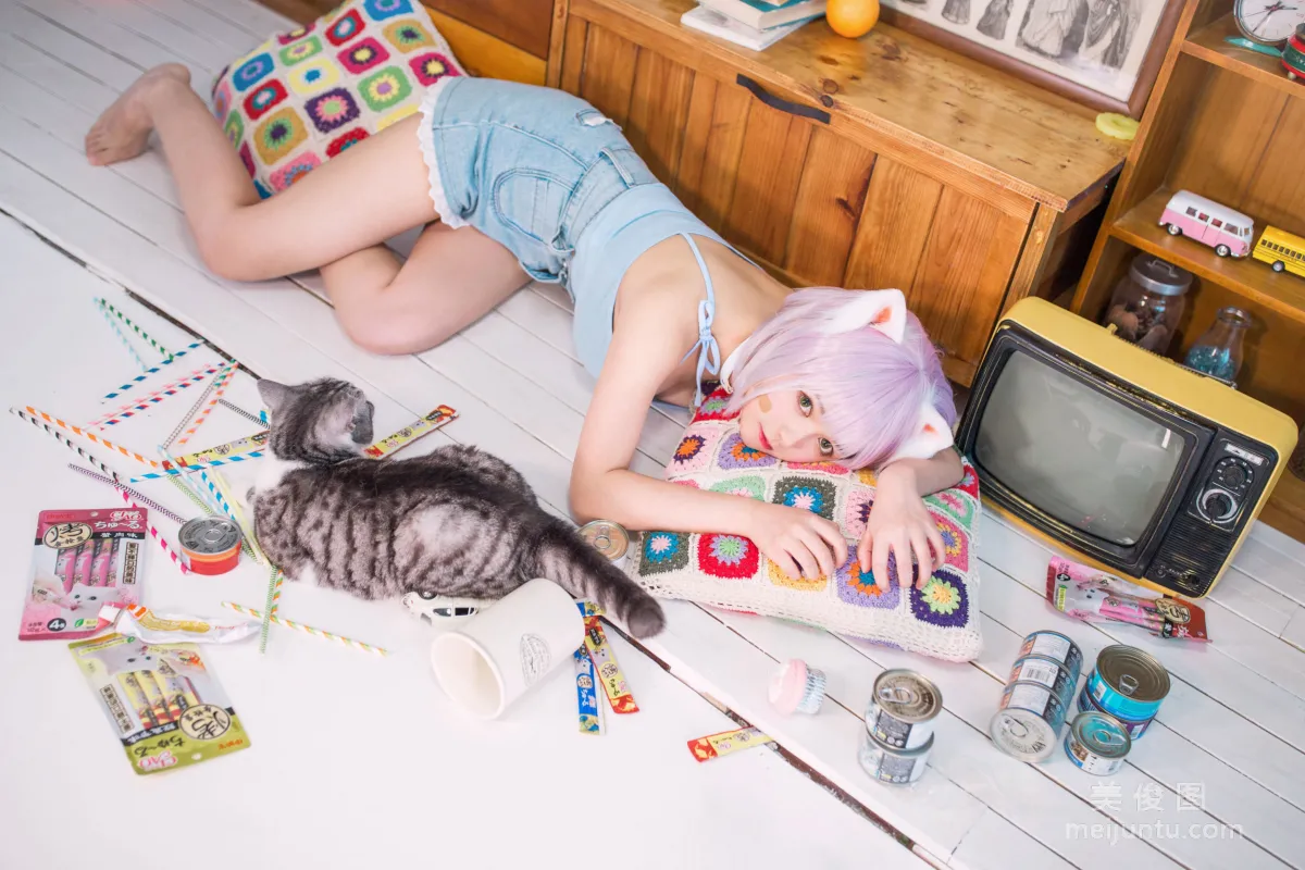 [網紅COSER] 黑貓貓OvO - 養貓小課堂 寫真集 1