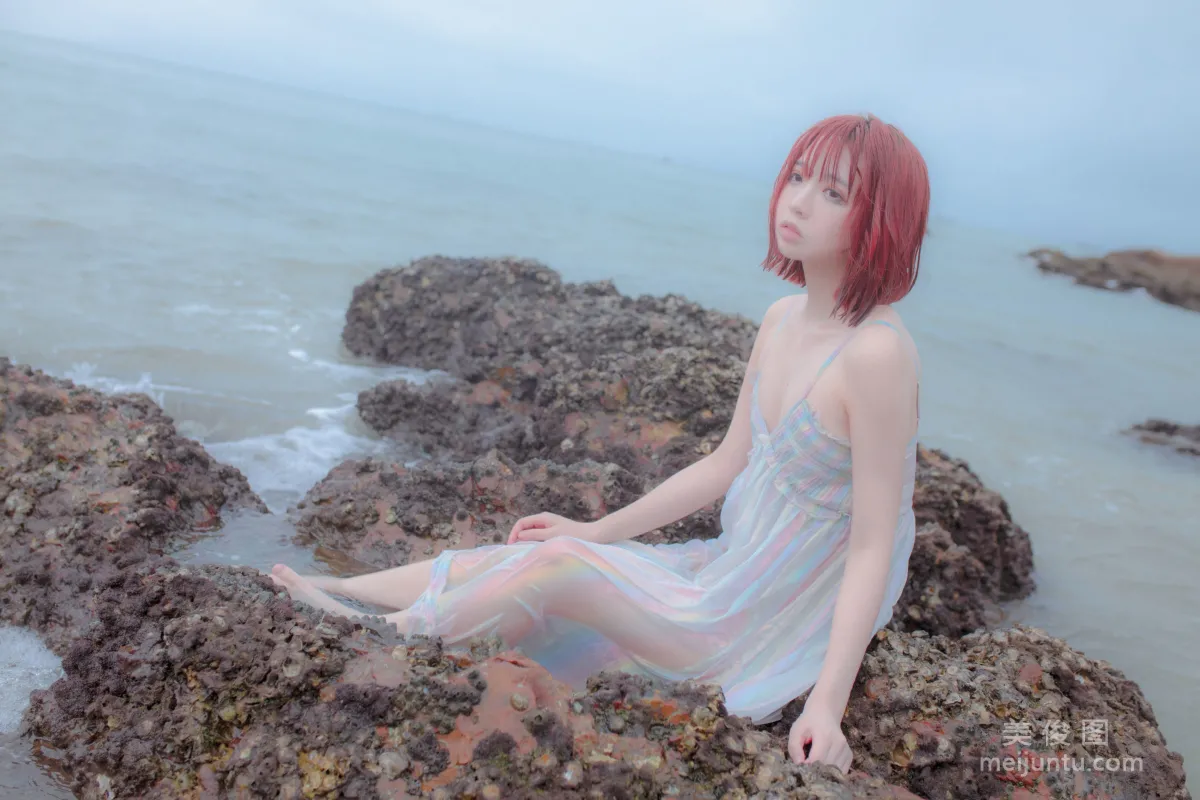 [網紅COSER] 瘋貓ss - 思緒之礁石人魚 寫真集 9