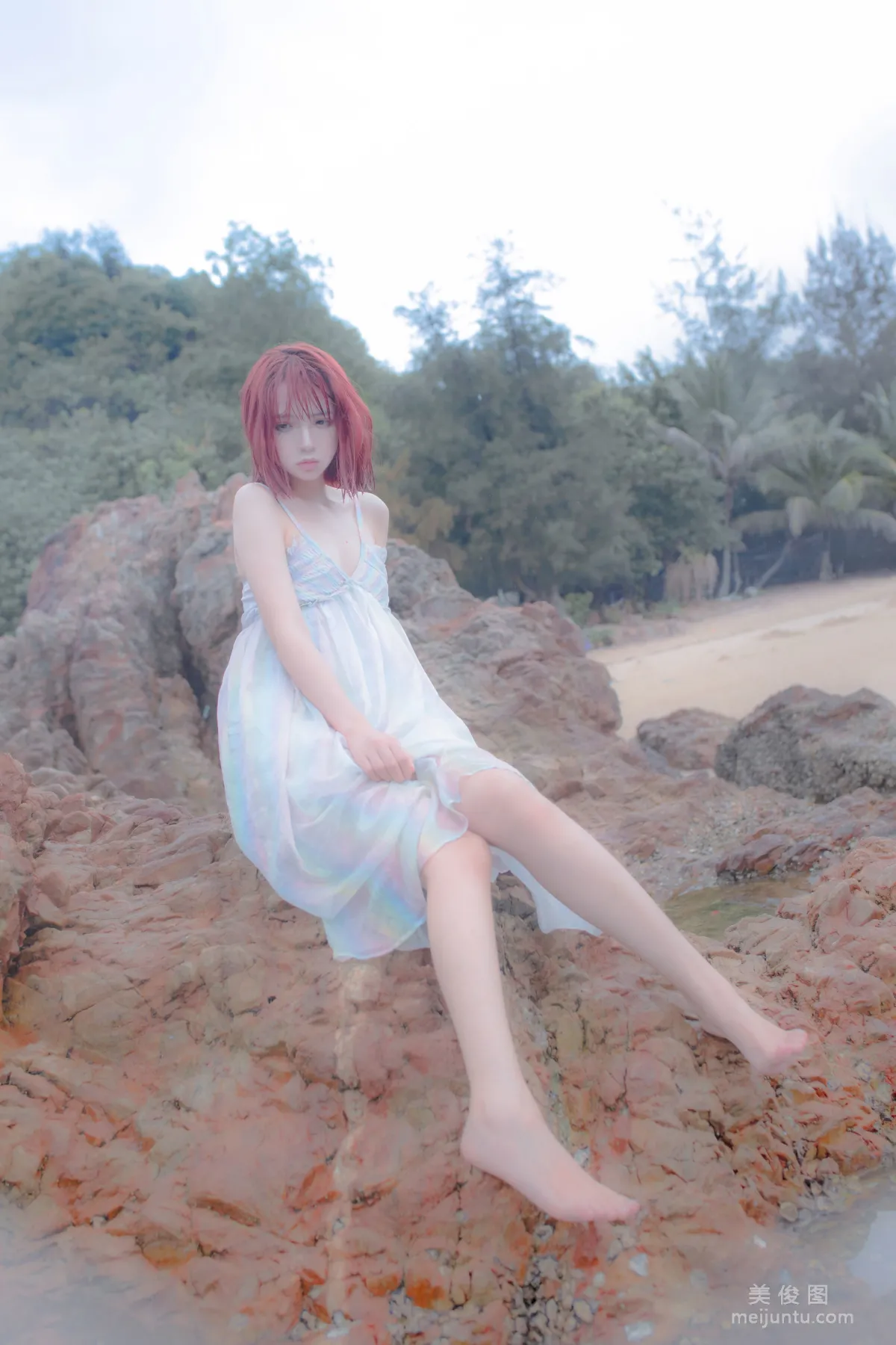 [網紅COSER] 瘋貓ss - 思緒之礁石人魚 寫真集 17