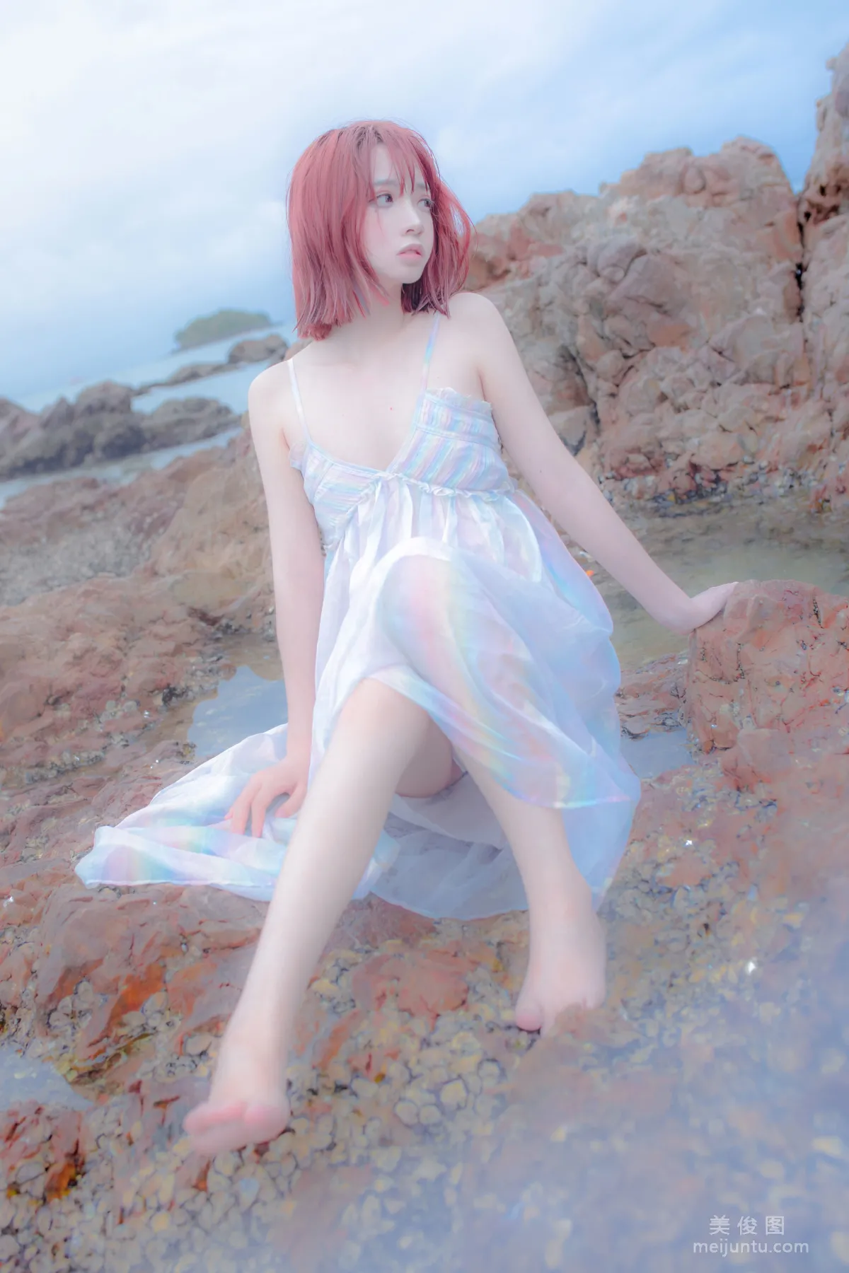 [網紅COSER] 瘋貓ss - 思緒之礁石人魚 寫真集 22