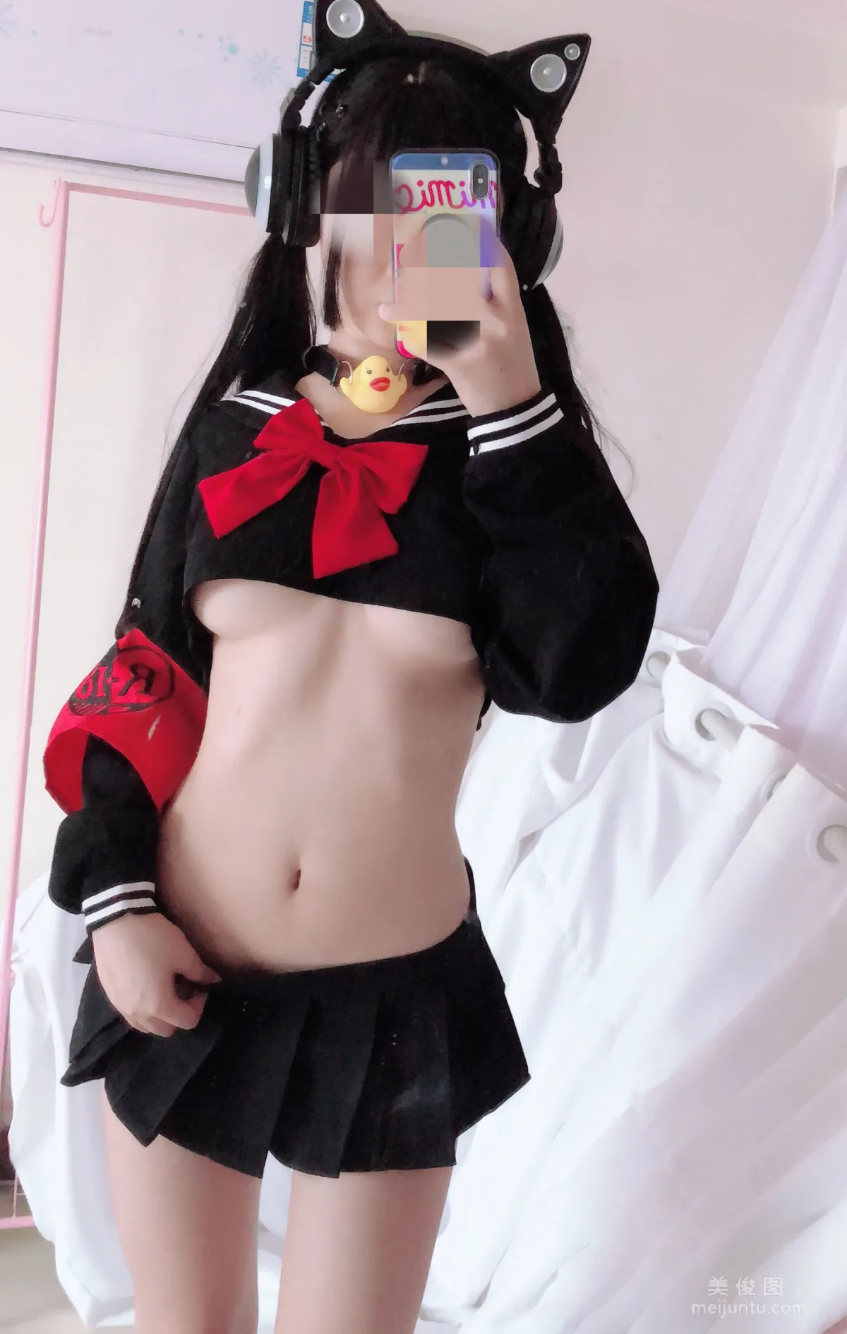[網紅COSER] 桜井甯甯 - 半乳制服 寫真集 54