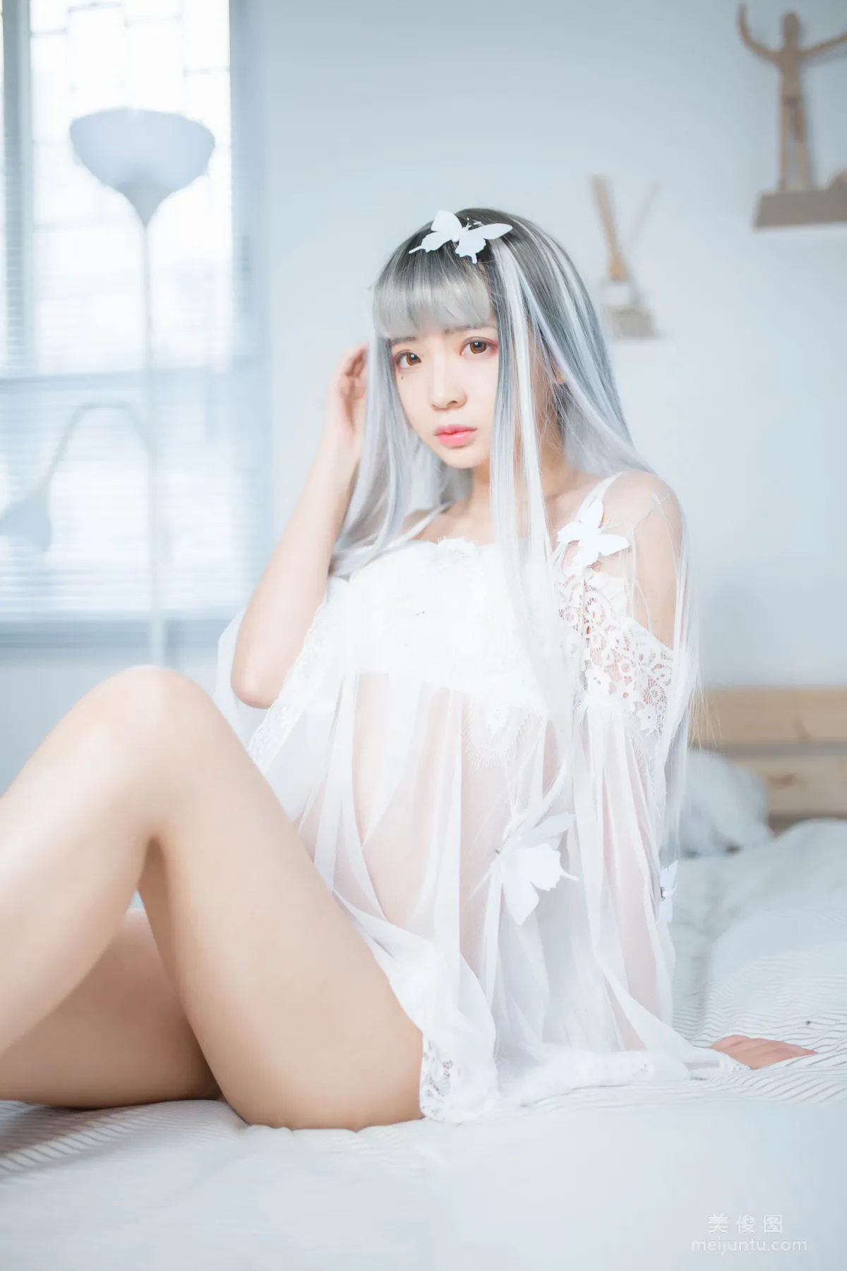 [网红COSER] 疯猫ss - 透明白纱 写真集13
