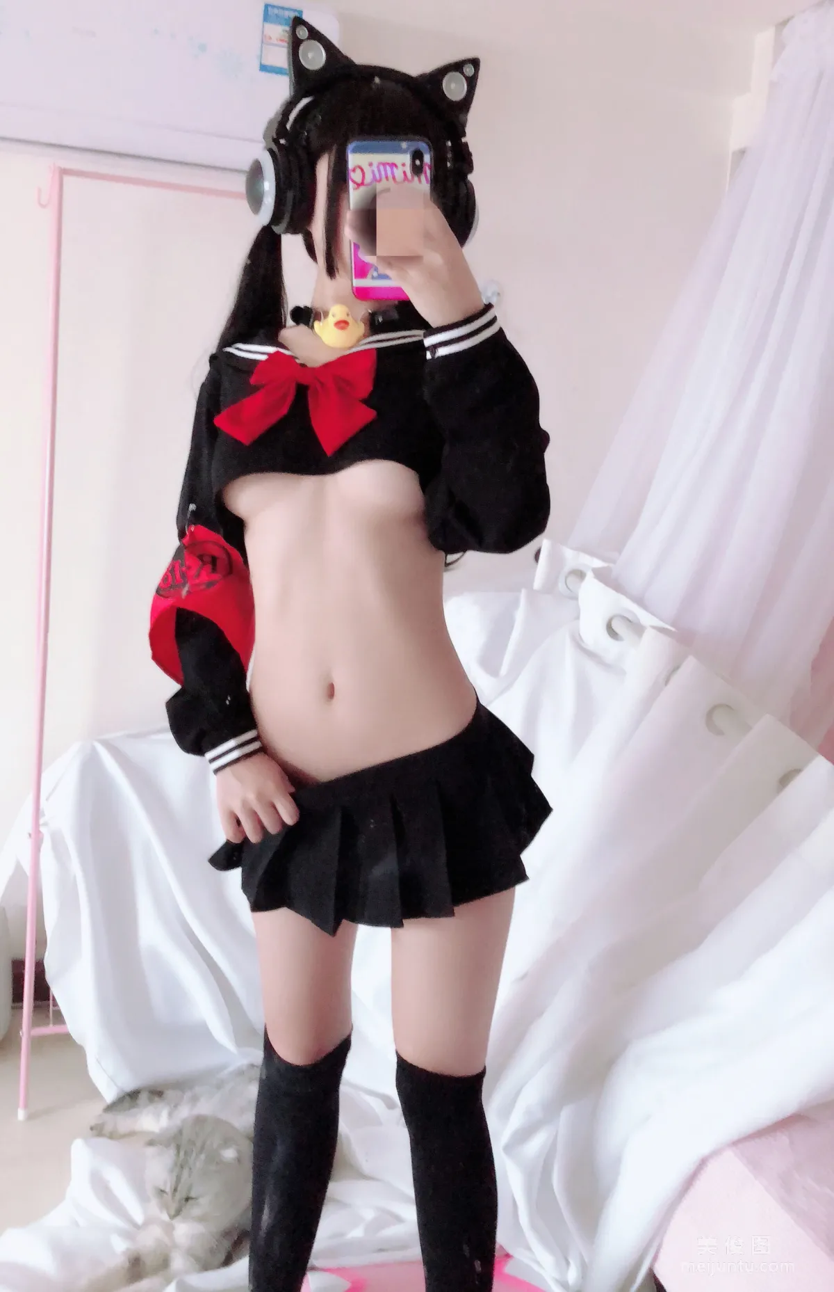 [網紅COSER] 桜井甯甯 - 半乳制服 寫真集 16