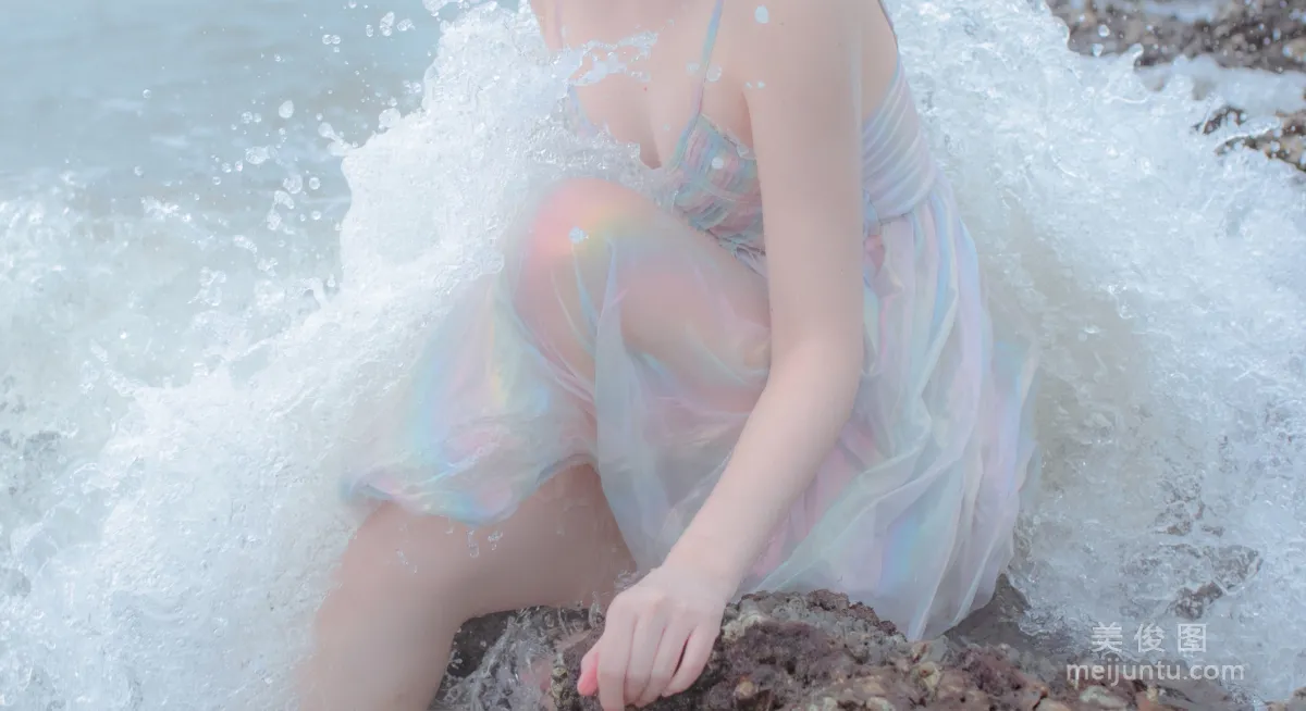 [網紅COSER] 瘋貓ss - 思緒之礁石人魚 寫真集 29