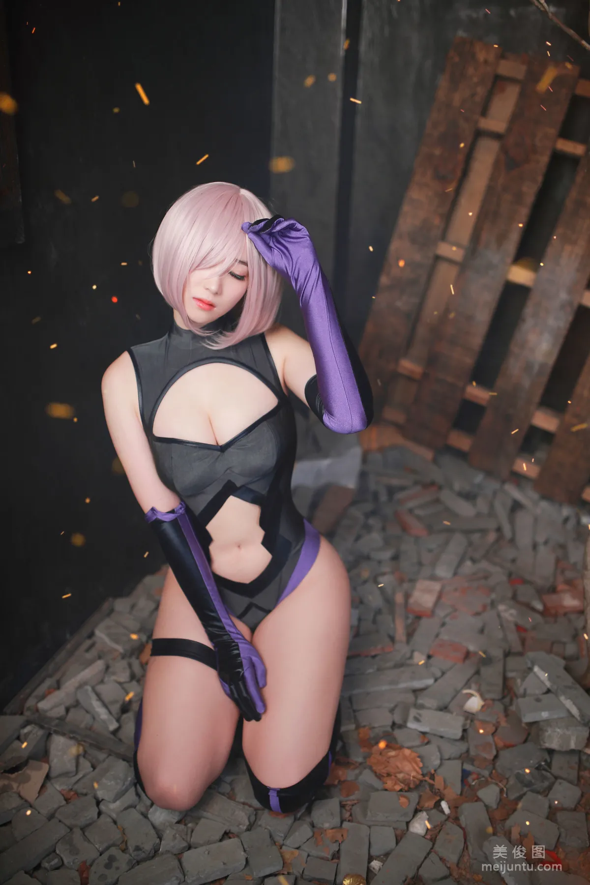 韓國妹子BamBi 《Fate_Grand Order - Mash Kyrielight (Shielder)》 寫真集 11