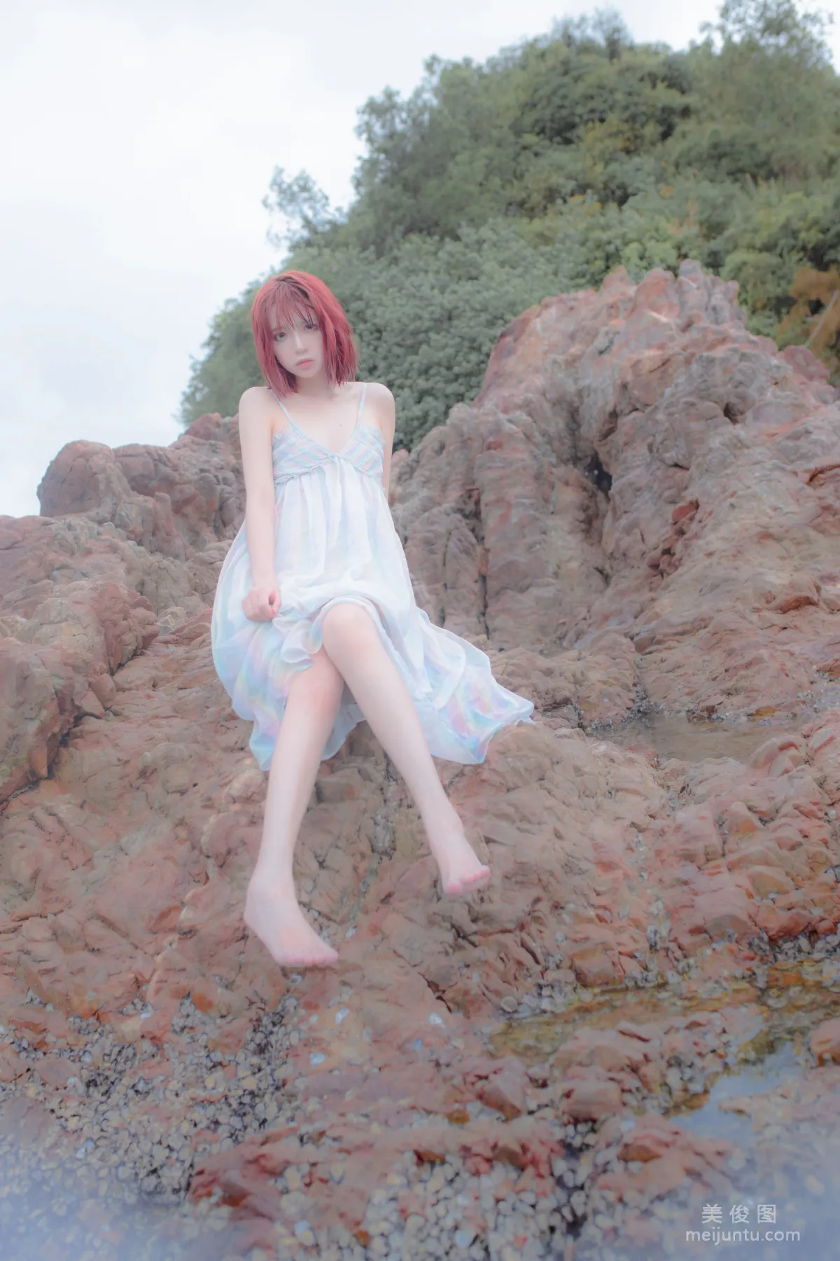 [網紅COSER] 瘋貓ss - 思緒之礁石人魚 寫真集 5