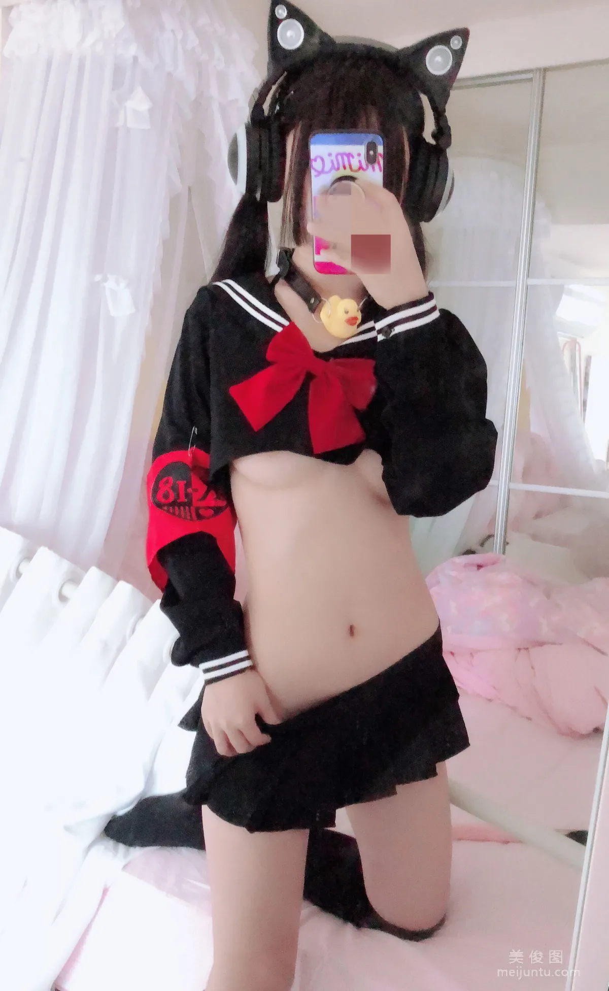 [網紅COSER] 桜井甯甯 - 半乳制服 寫真集 52