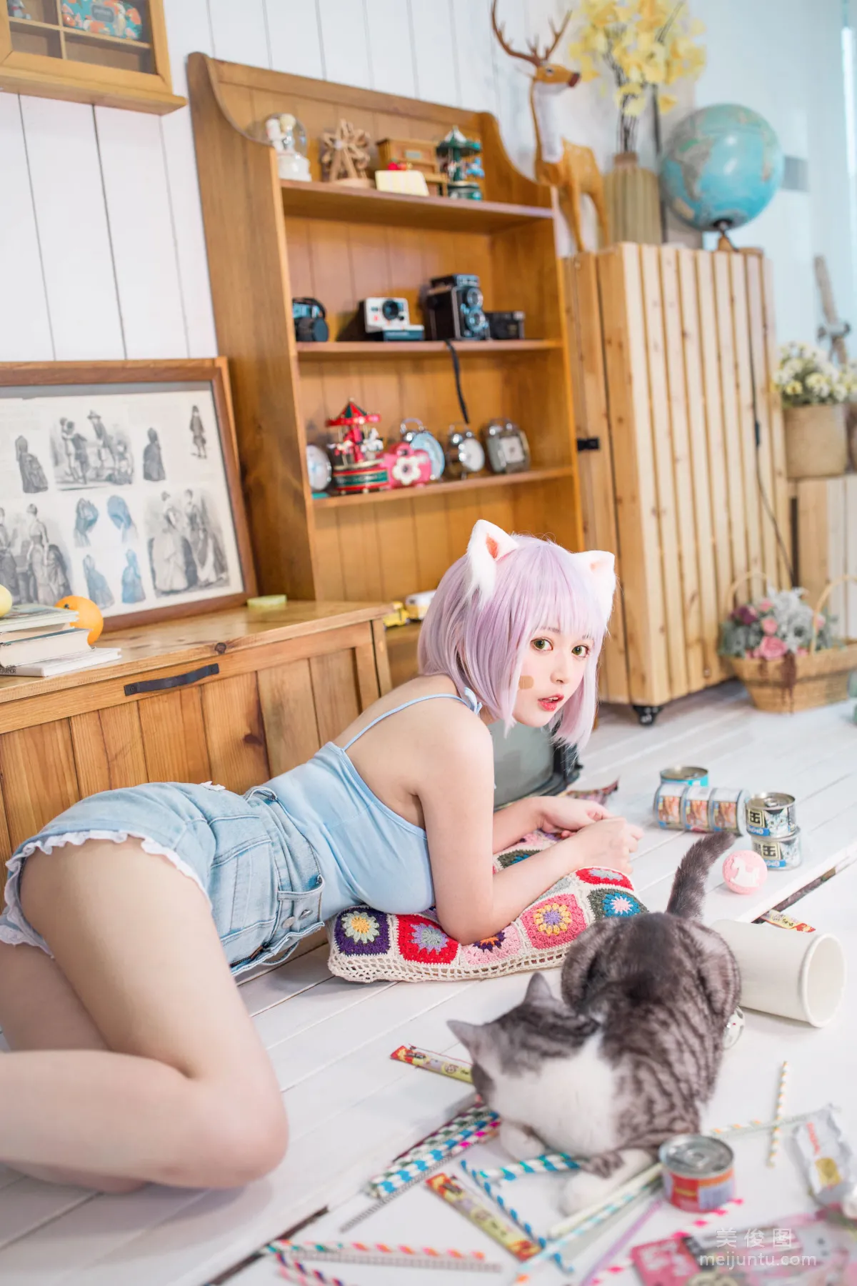 [網紅COSER] 黑貓貓OvO - 養貓小課堂 寫真集 3