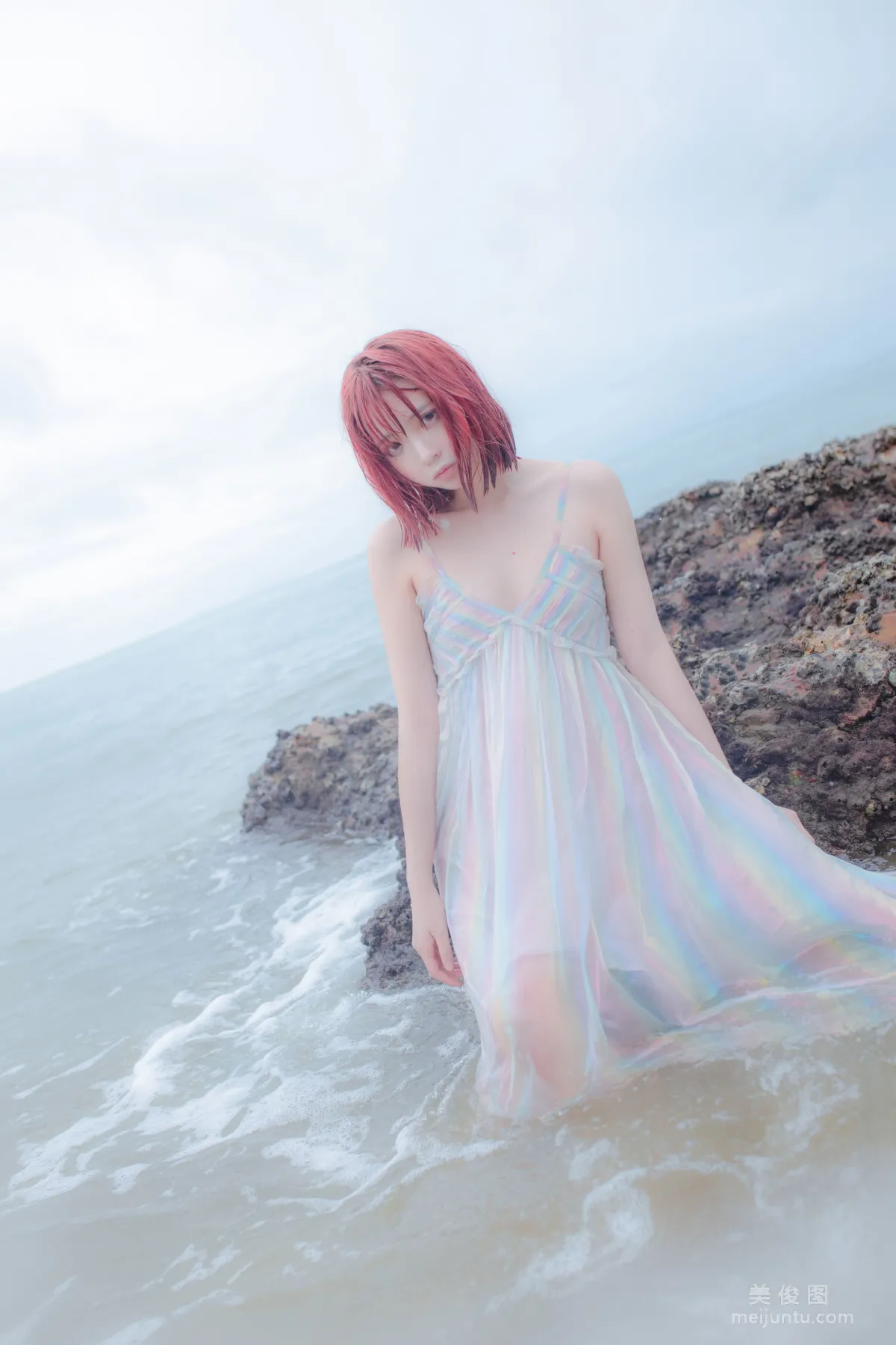 [網紅COSER] 瘋貓ss - 思緒之礁石人魚 寫真集 8