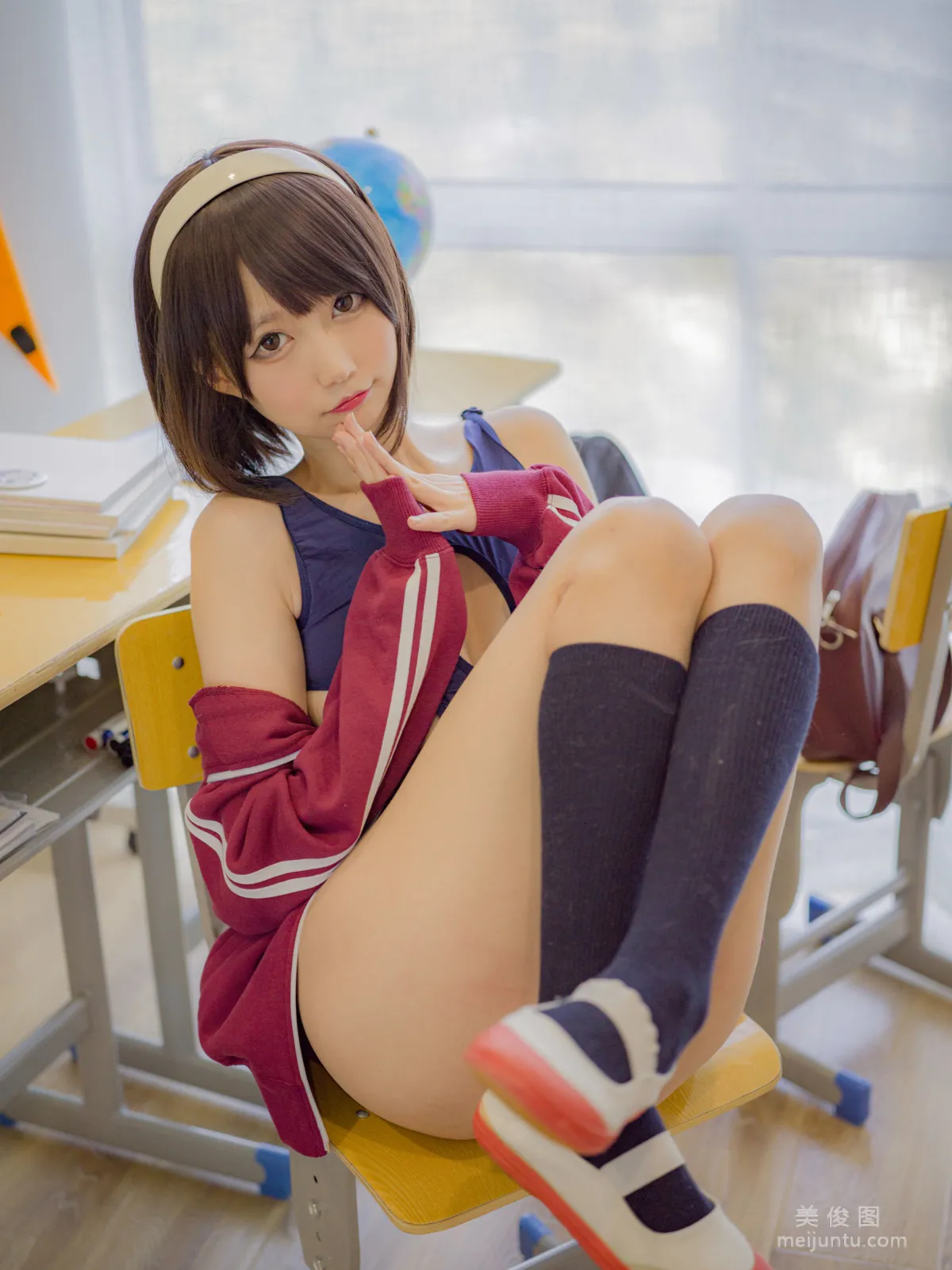 [網紅COSER] NAGISA魔物喵 - 教室内的死庫水 寫真集 83