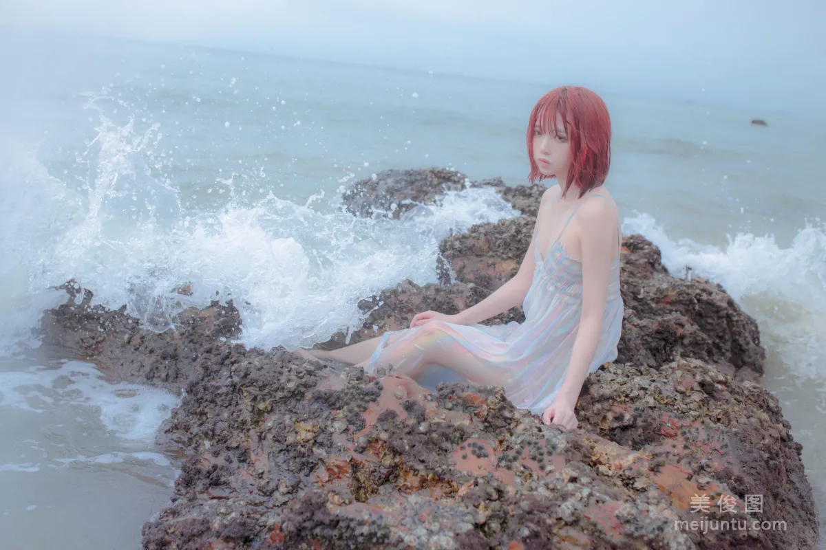 [網紅COSER] 瘋貓ss - 思緒之礁石人魚 寫真集 27