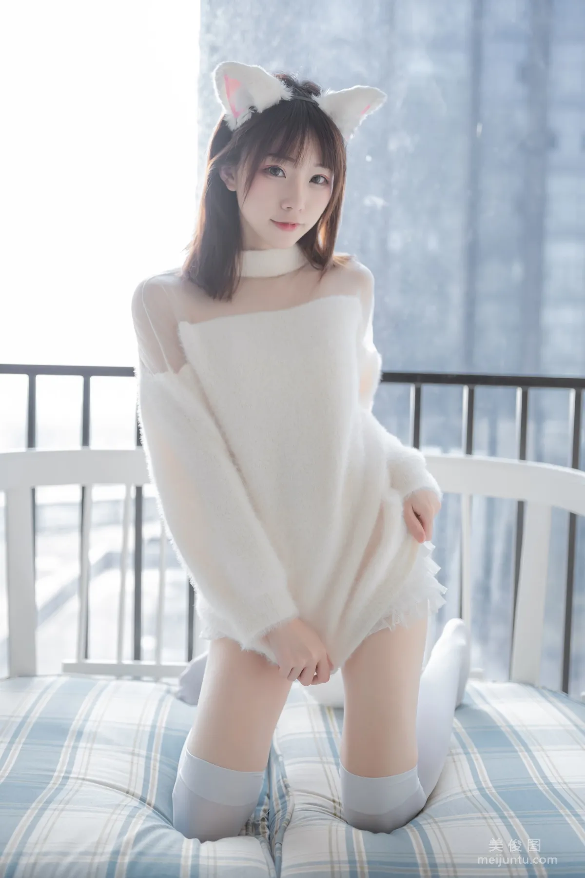 [网红COSER] 动漫博主Kitaro_绮太郎 - 白喵女友 写真集41
