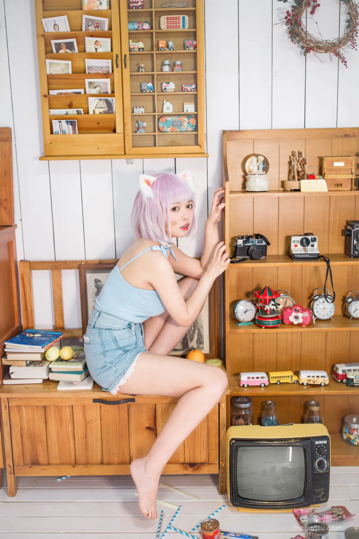 [網紅COSER] 黑貓貓OvO - 養貓小課堂 寫真集 9