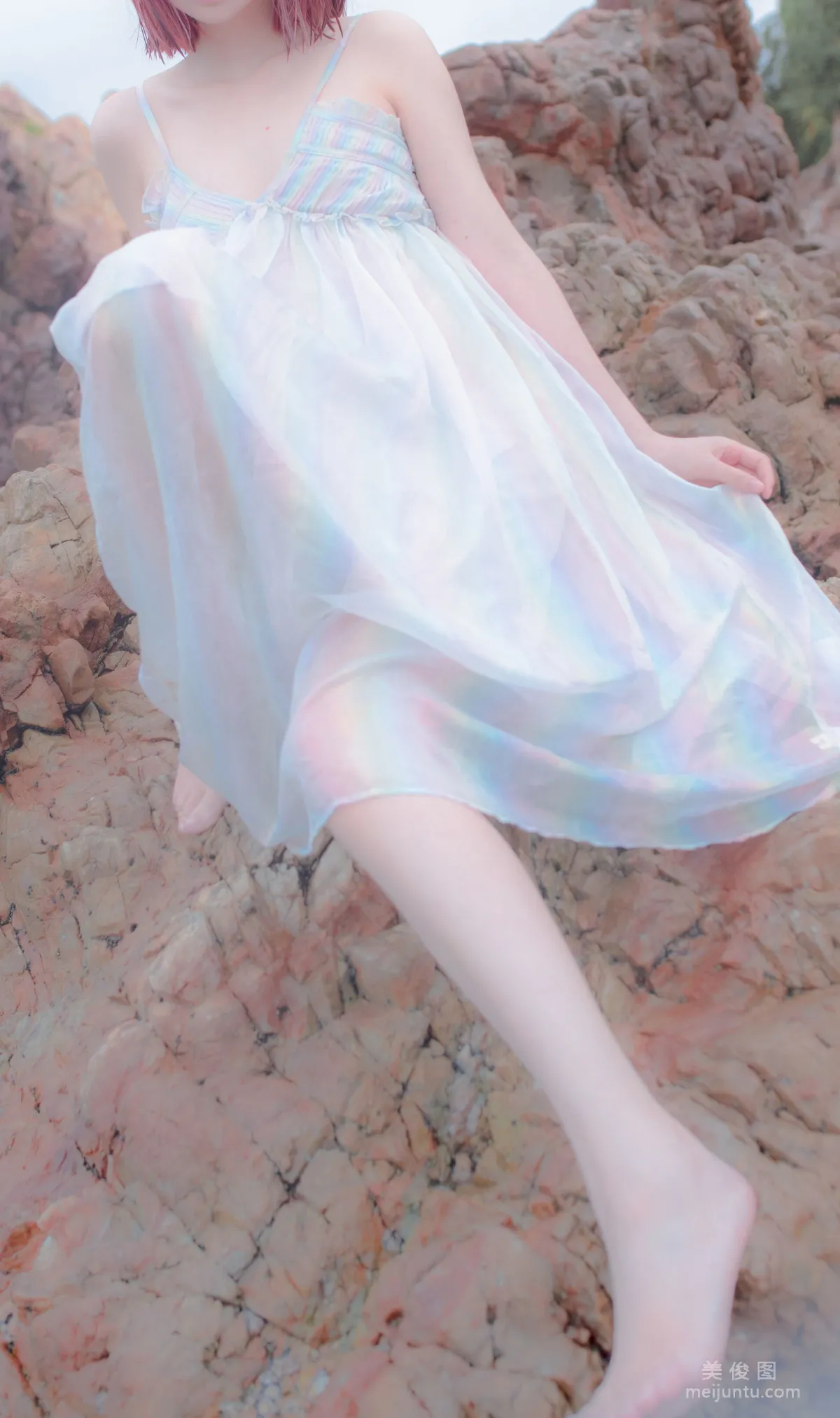 [網紅COSER] 瘋貓ss - 思緒之礁石人魚 寫真集 18