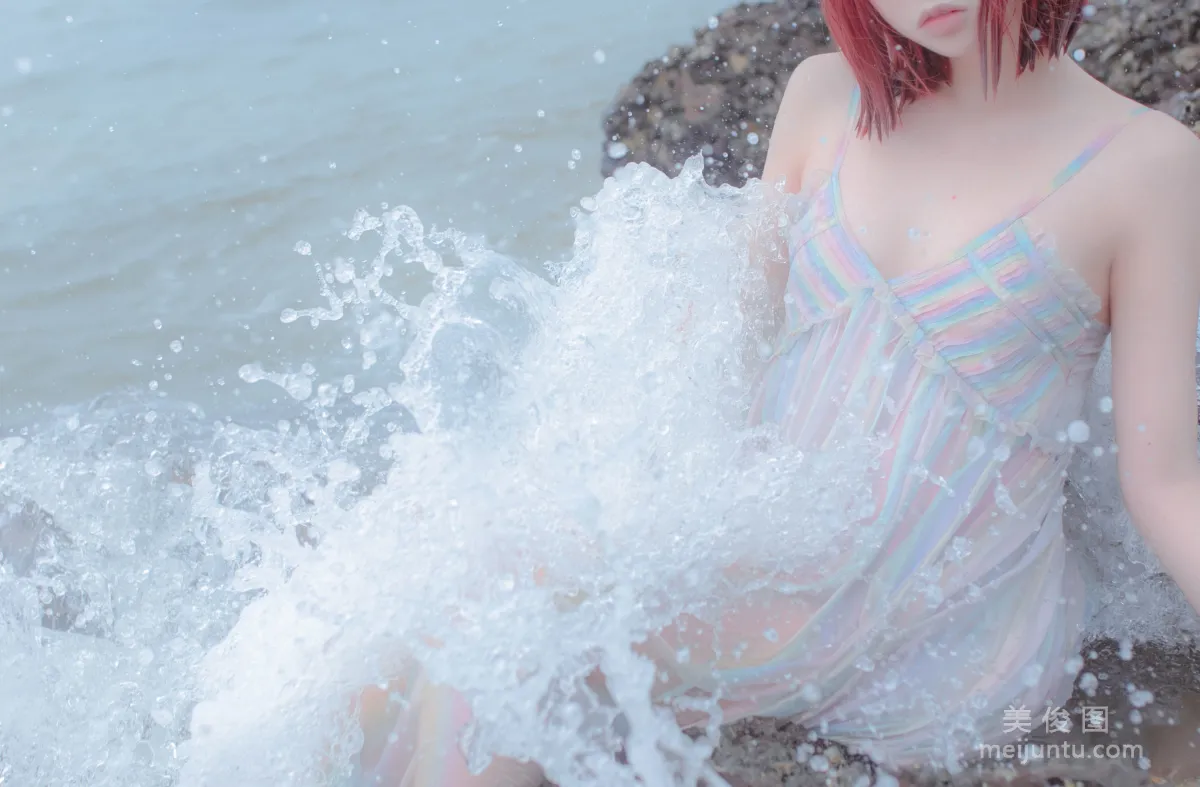 [網紅COSER] 瘋貓ss - 思緒之礁石人魚 寫真集 23