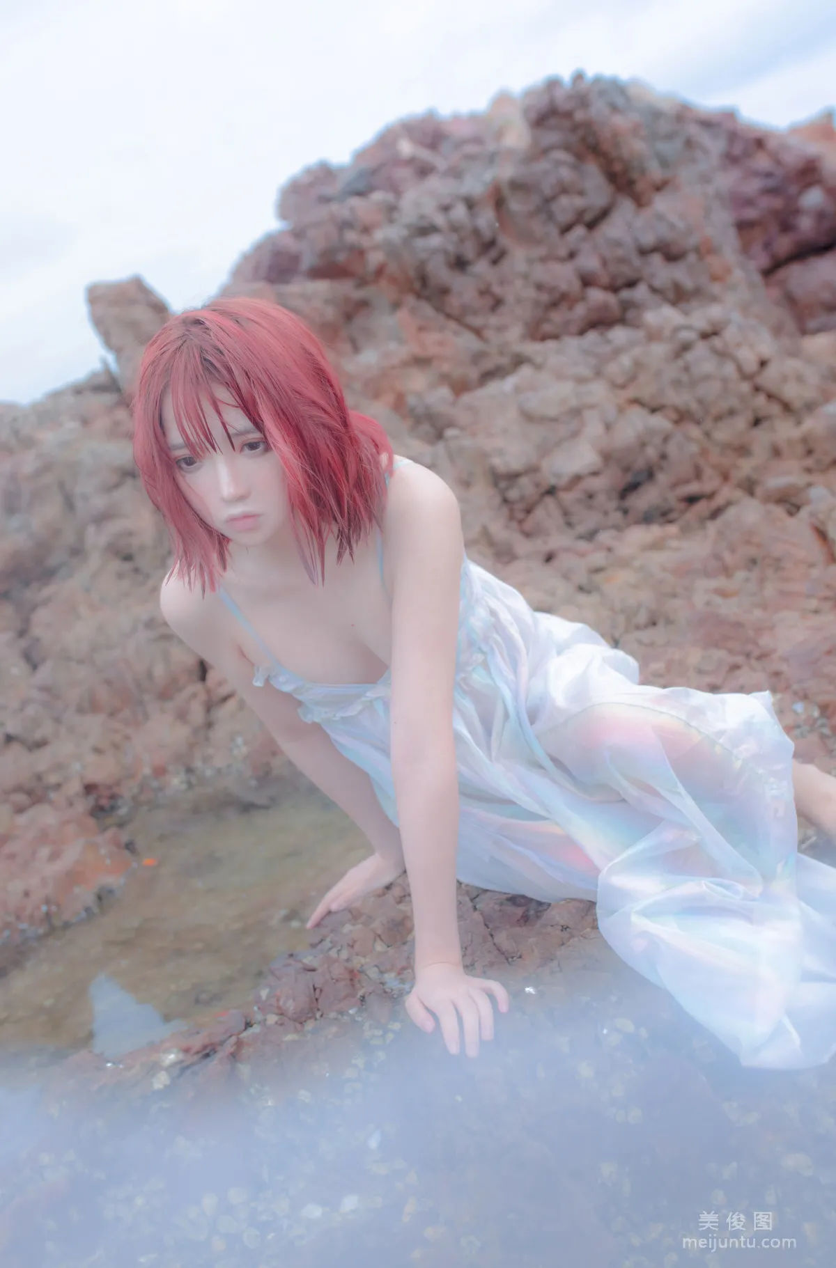 [網紅COSER] 瘋貓ss - 思緒之礁石人魚 寫真集 20