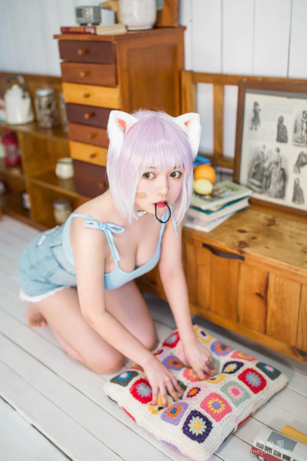 [網紅COSER] 黑貓貓OvO - 養貓小課堂 寫真集 33