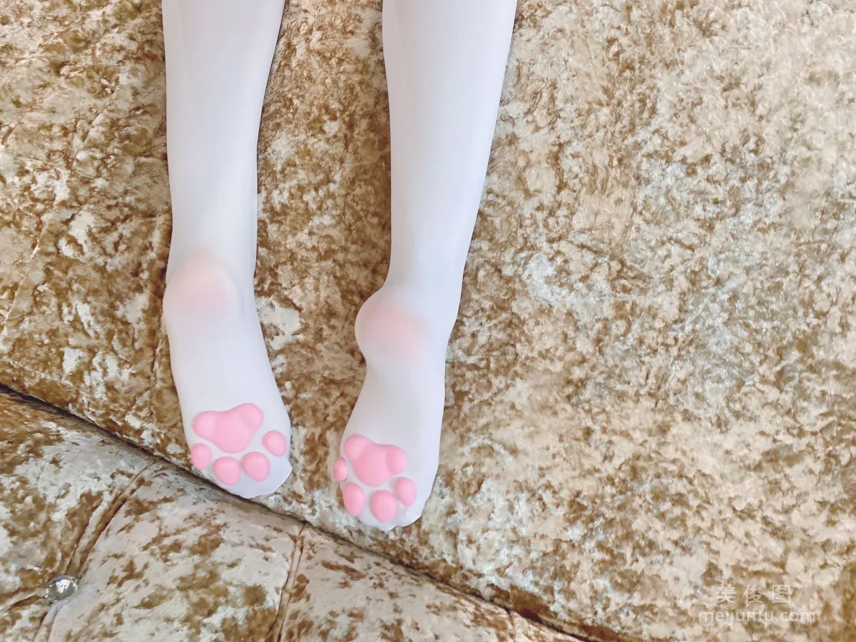 [網紅COSER] 起司塊wii - 足系列3 白絲 寫真集 4