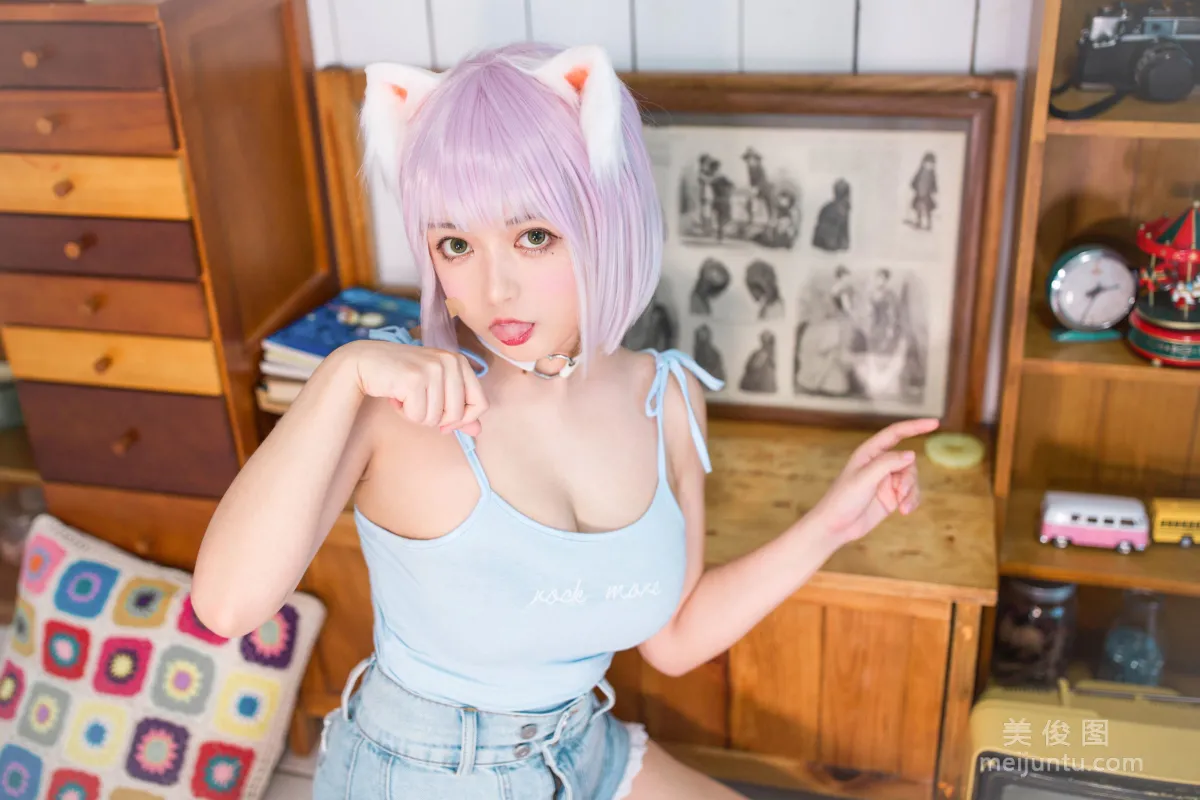 [網紅COSER] 黑貓貓OvO - 養貓小課堂 寫真集 4