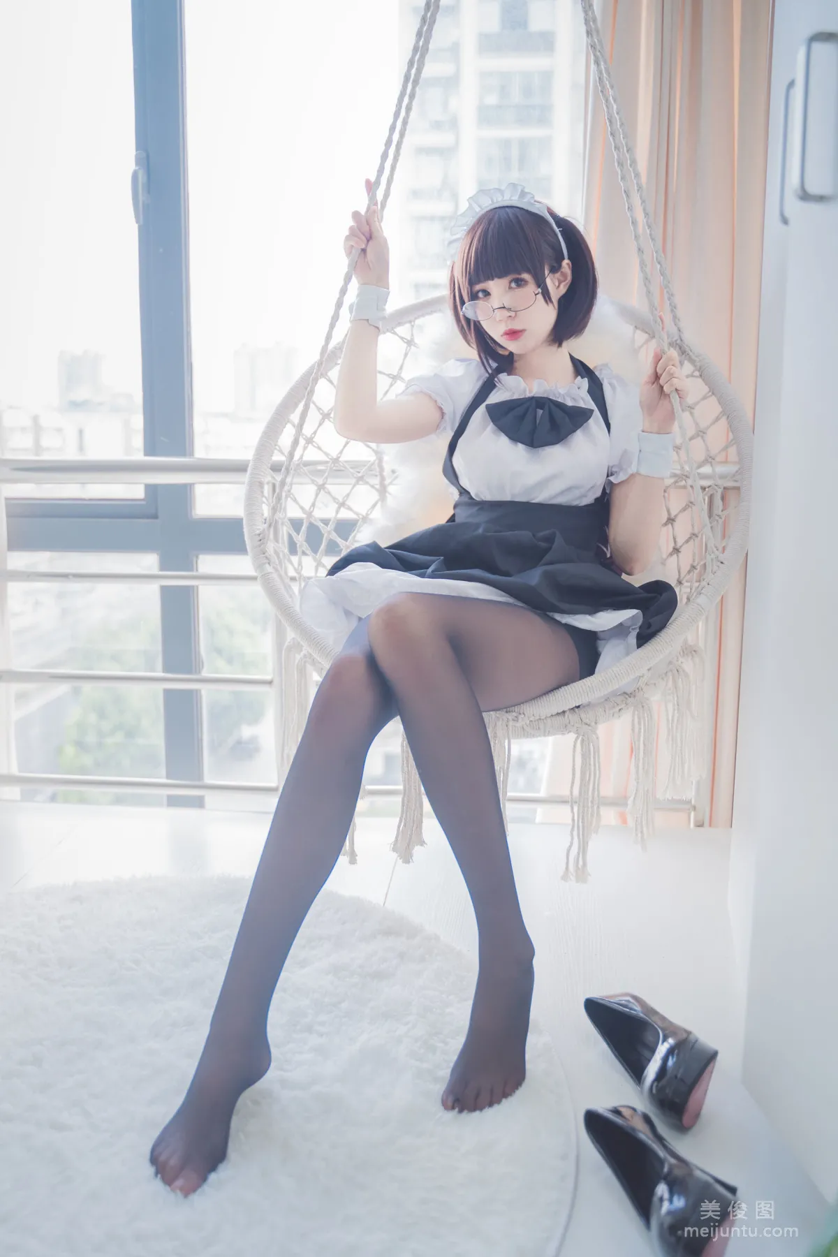 [網紅COSER] 西園寺南歌 - 黑襪 寫真集 25
