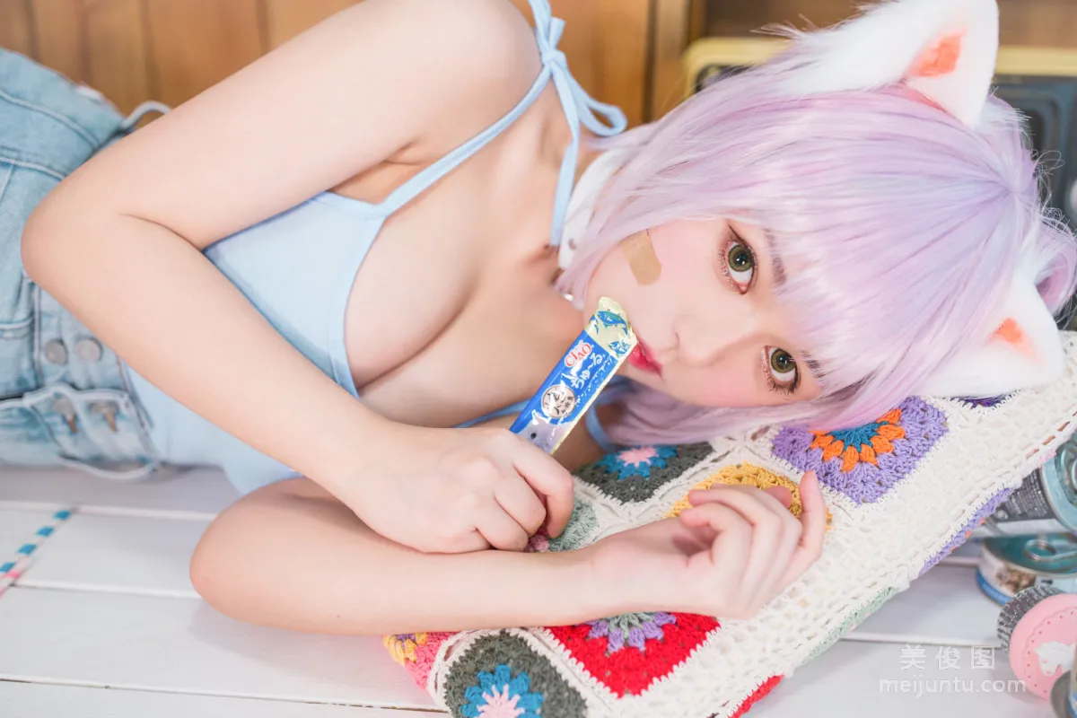 [網紅COSER] 黑貓貓OvO - 養貓小課堂 寫真集 28