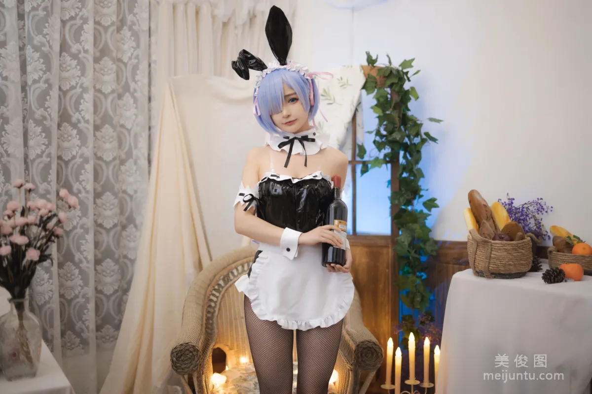 [網紅COSER] 桜井甯甯 - 蕾姆兔女郎 寫真集 20