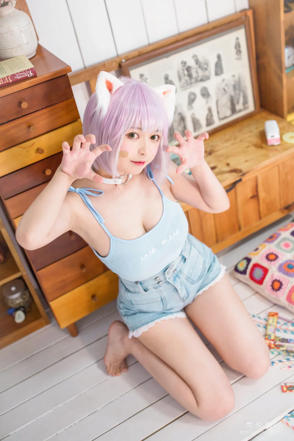 [網紅COSER] 黑貓貓OvO - 養貓小課堂 寫真集 18