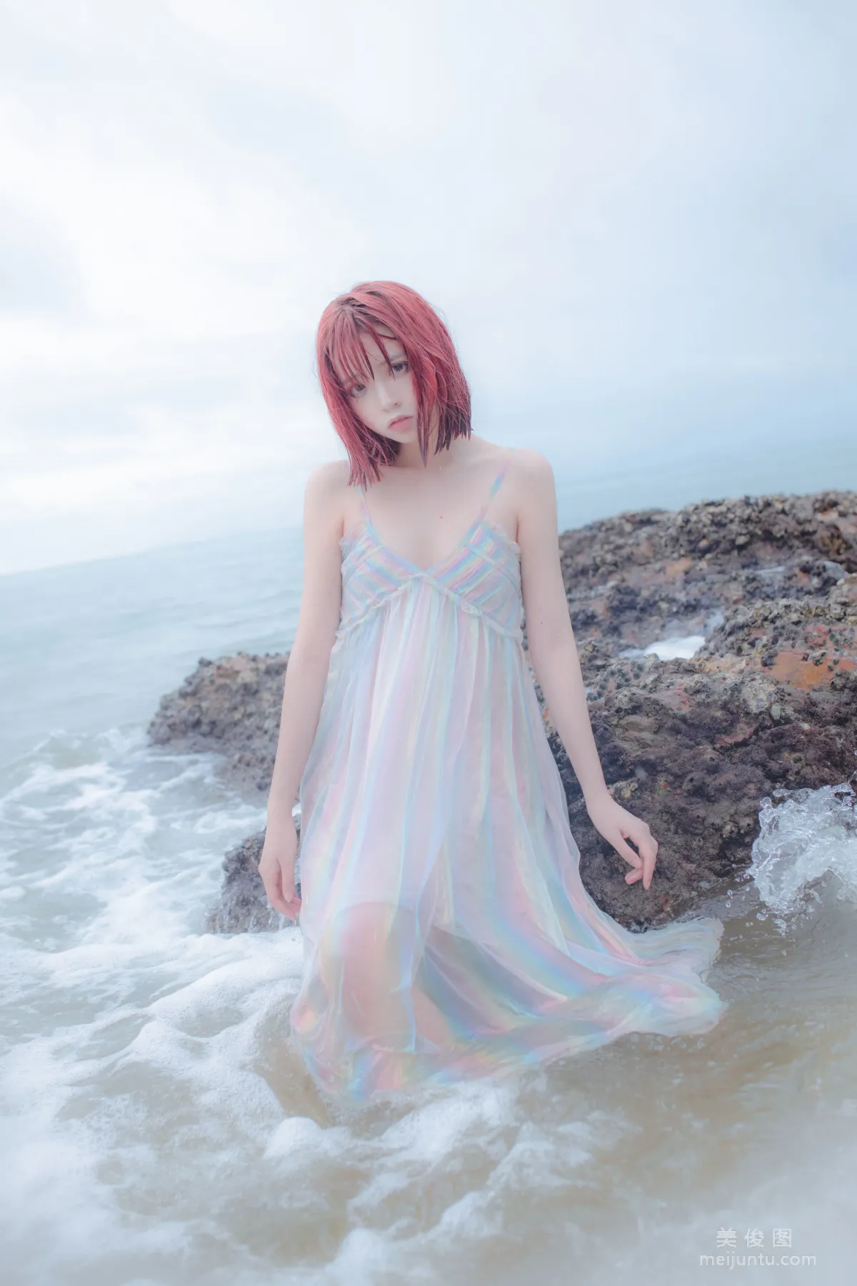 [網紅COSER] 瘋貓ss - 思緒之礁石人魚 寫真集 10