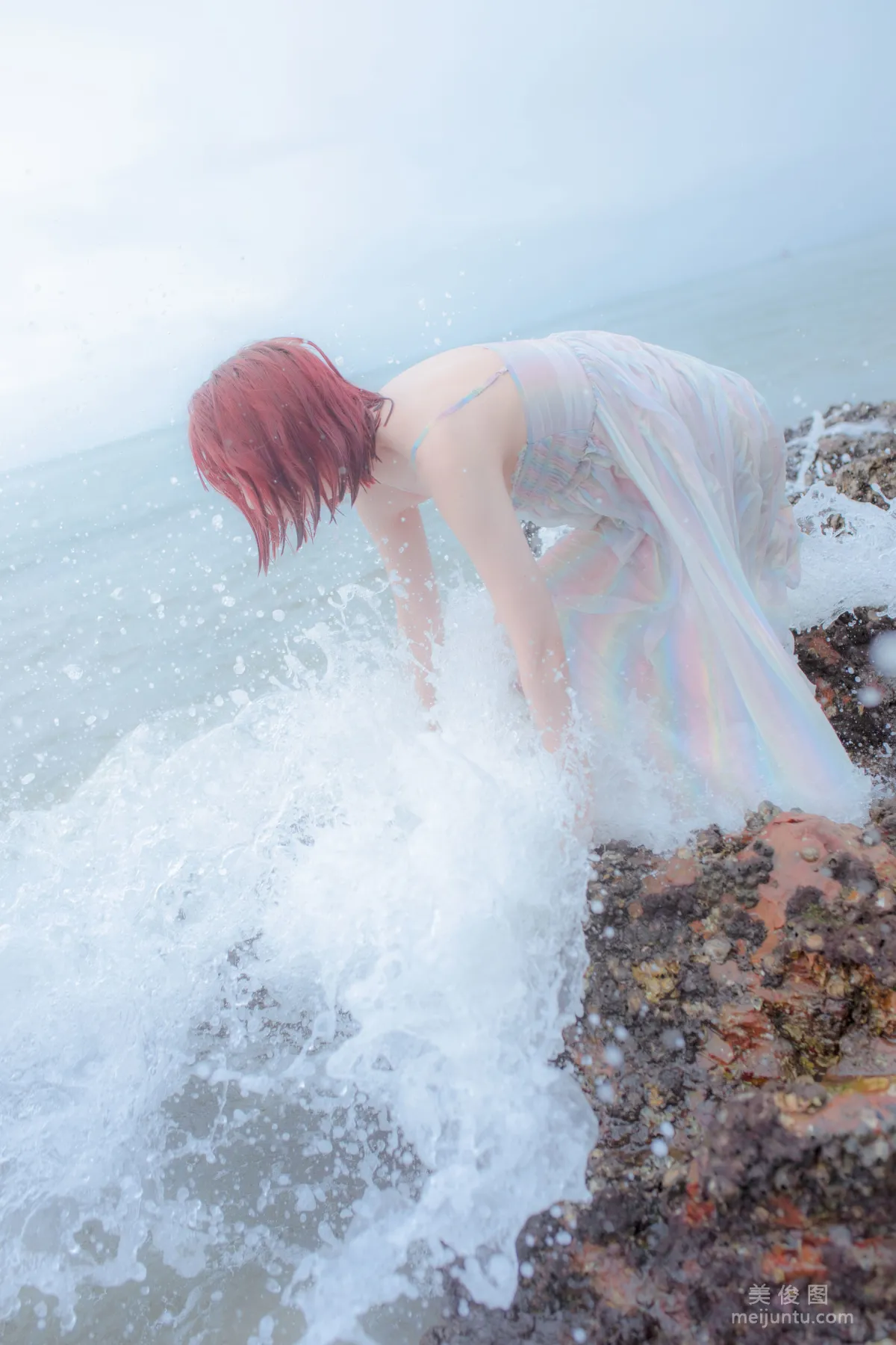 [網紅COSER] 瘋貓ss - 思緒之礁石人魚 寫真集 26