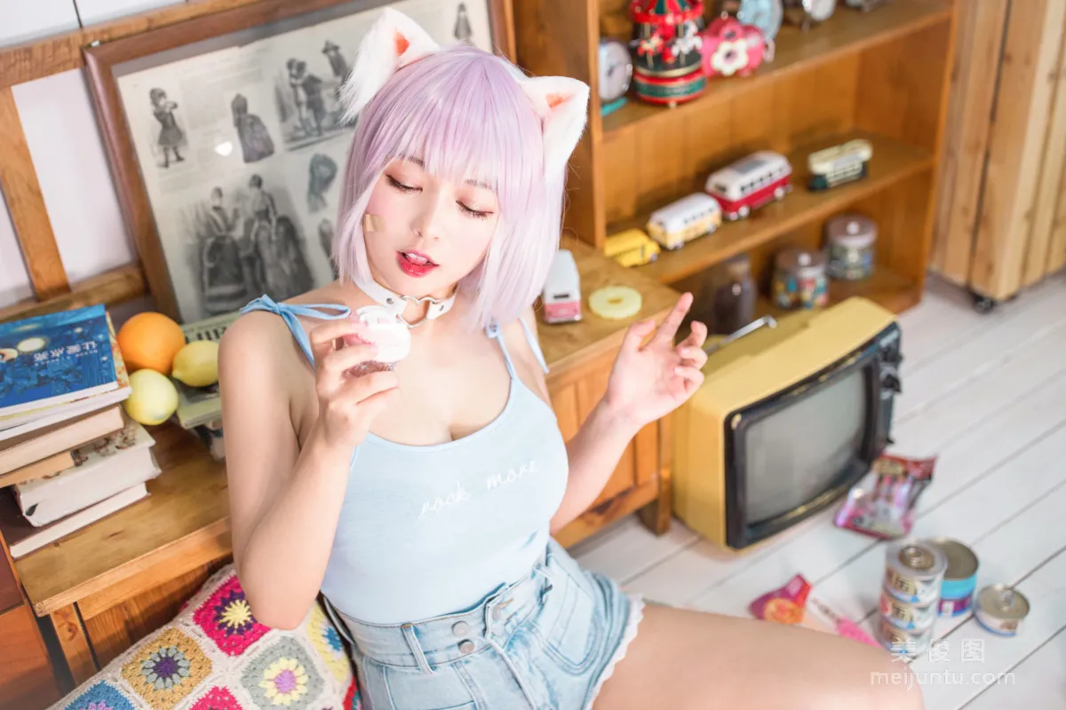 [網紅COSER] 黑貓貓OvO - 養貓小課堂 寫真集 15