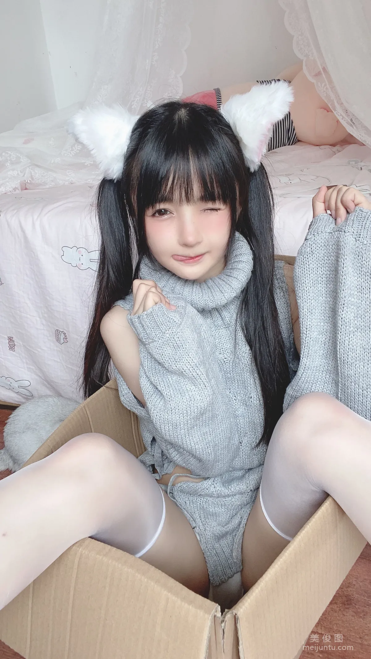 [網紅COSER] 桜井甯甯 - 白い貓ちゃん 寫真集 6