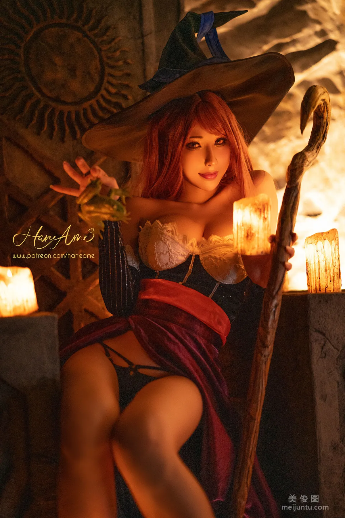 [網紅COSER] Hane Ame 雨波 - 魔龍寶冠_術士 寫真集 17