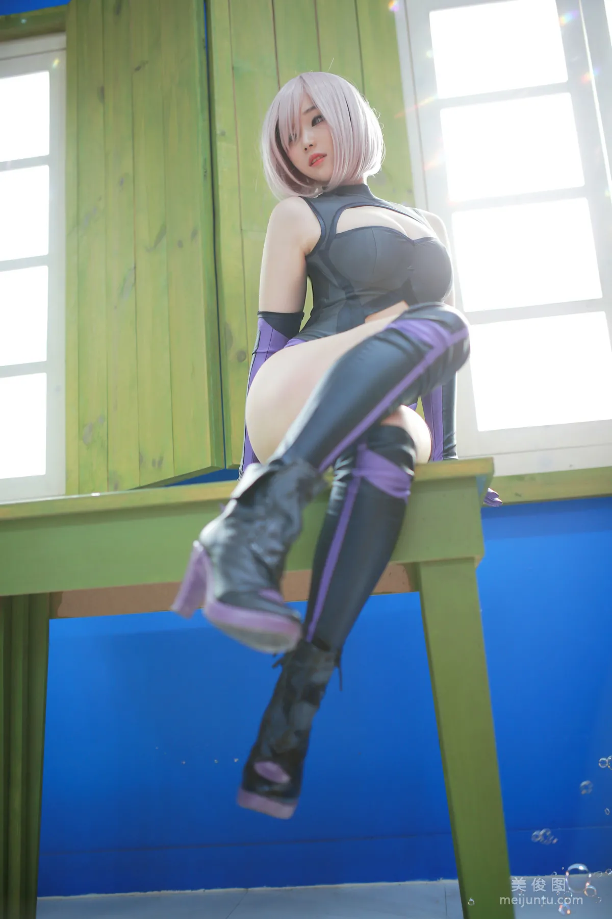韓國妹子BamBi 《Fate_Grand Order - Mash Kyrielight (Shielder)》 寫真集 21