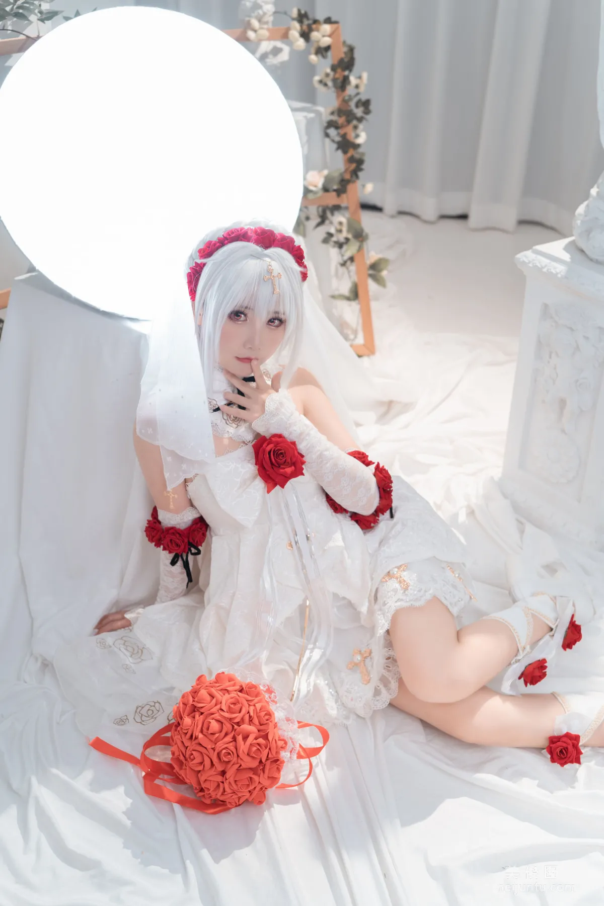 [網紅COSER] 面餅仙兒 - 德麗莎婚紗 寫真集 11