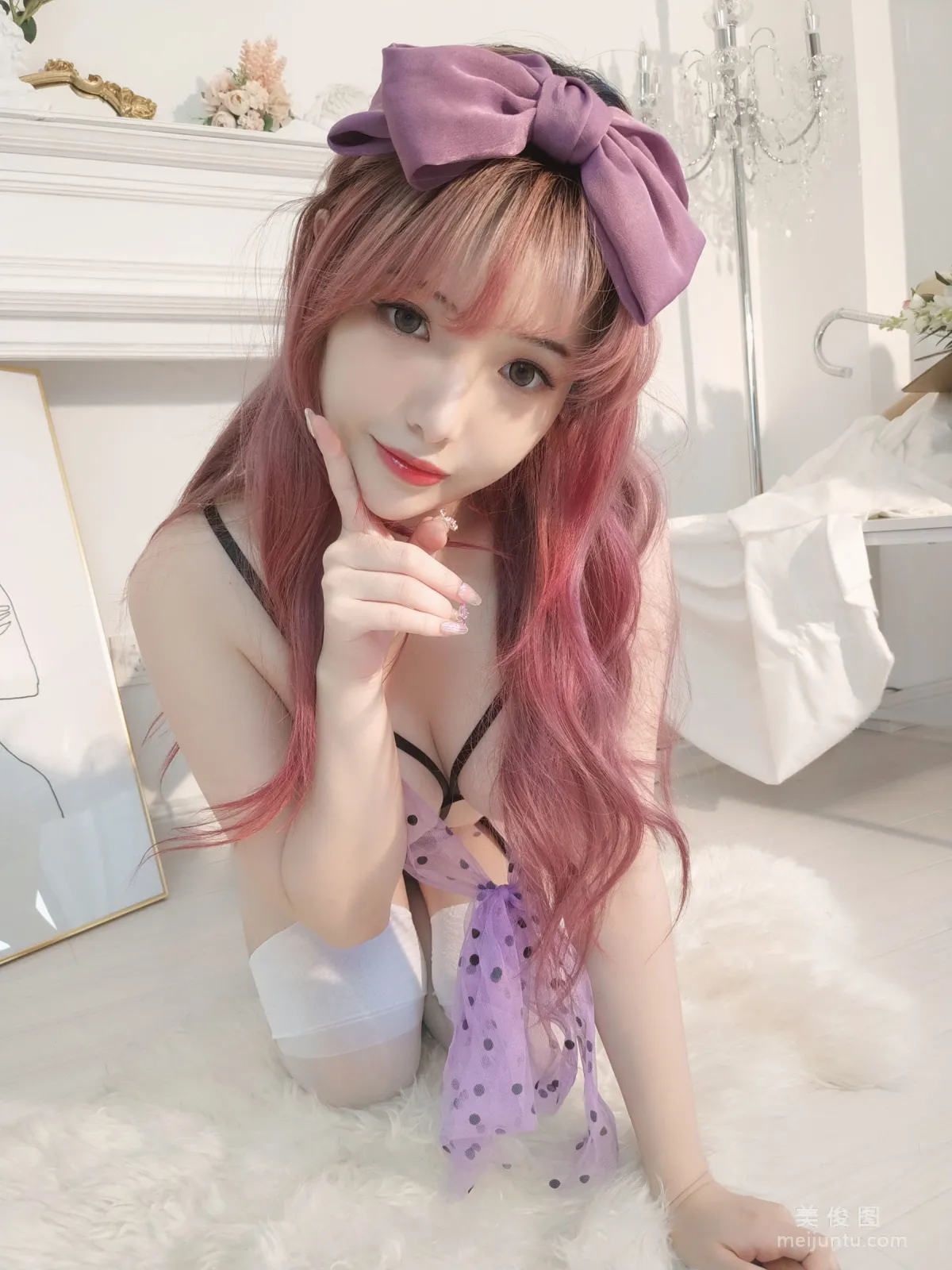 [網紅COSER] 雯妹 - 紫色蝴蝶 寫真集 22