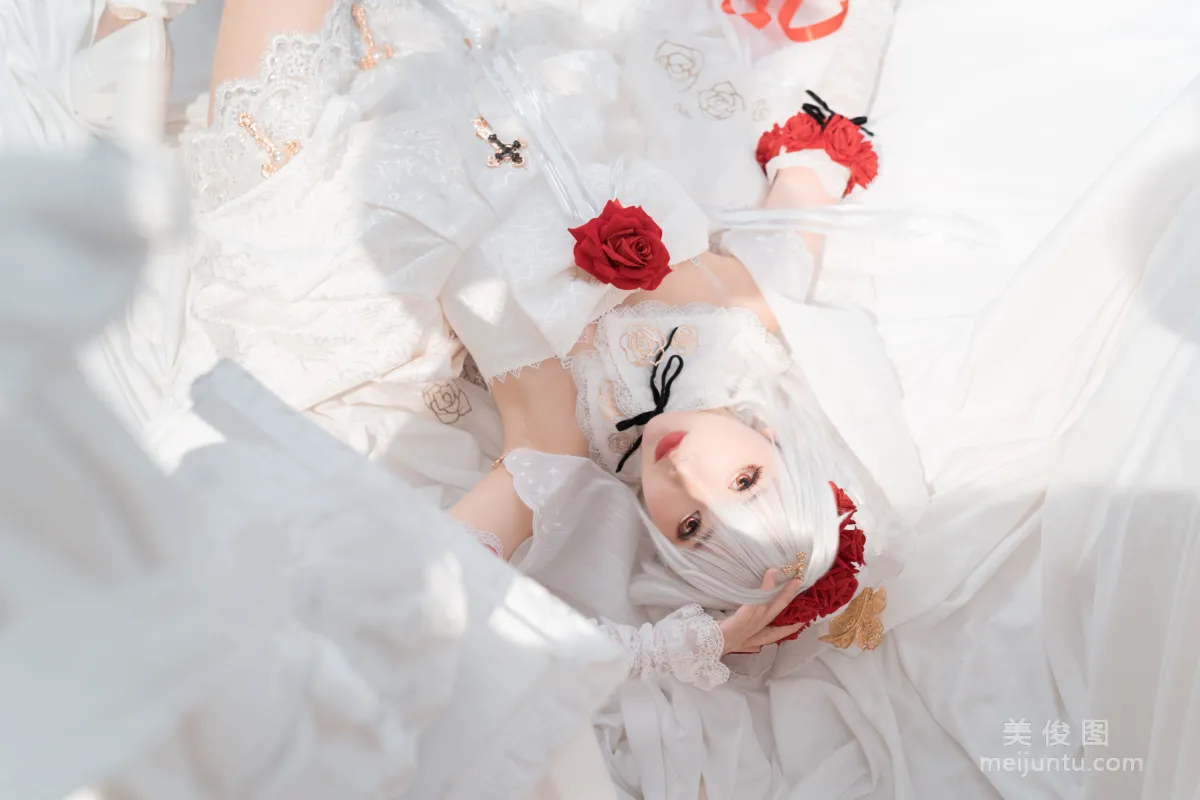 [網紅COSER] 面餅仙兒 - 德麗莎婚紗 寫真集 10