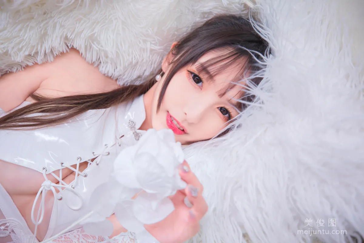 [網紅COSER] 神楽闆真冬之風と月-白旗袍 寫真集 34